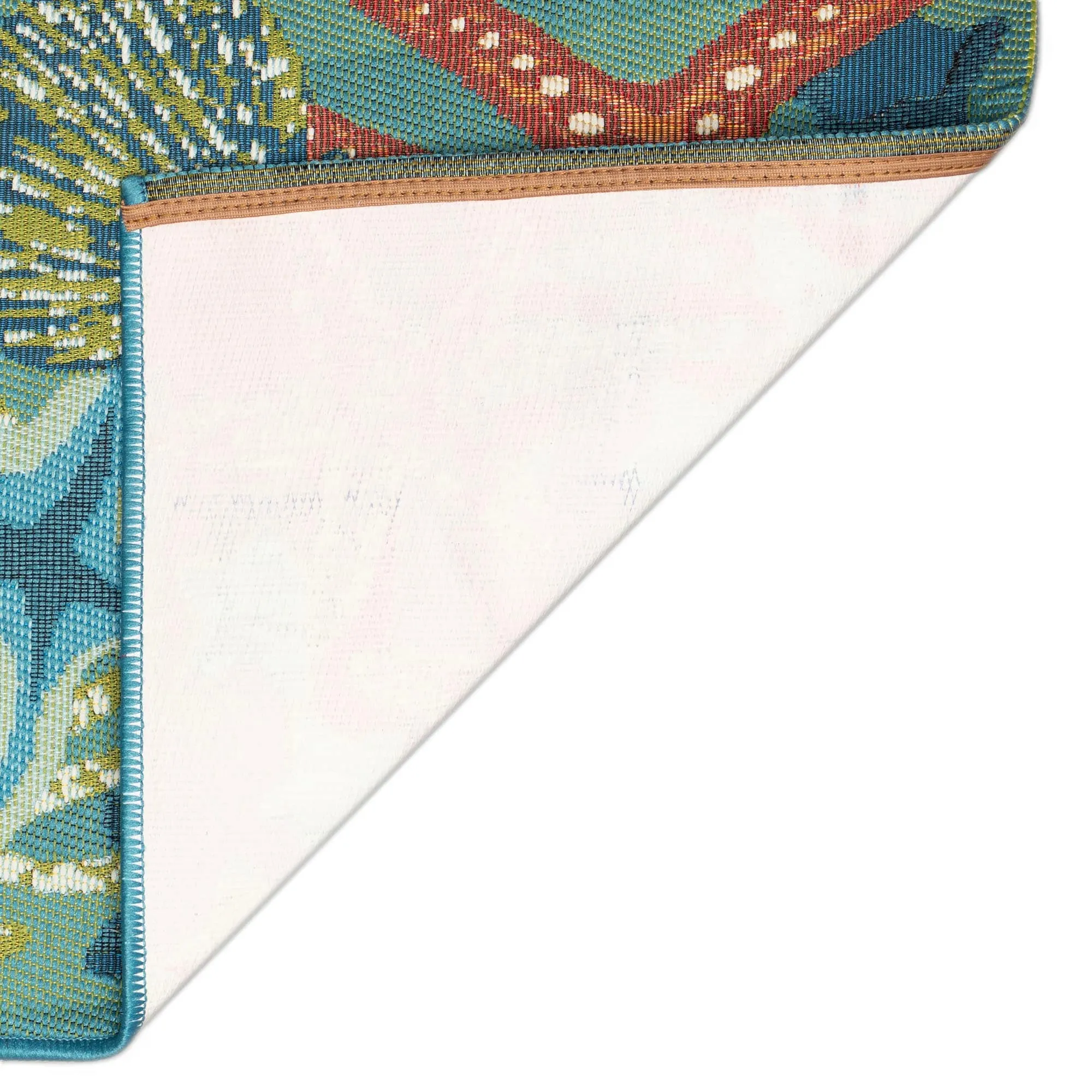 Liora Manne Esencia Starfish Song Indoor/Outdoor Mat Aqua 1'11 x 4'11