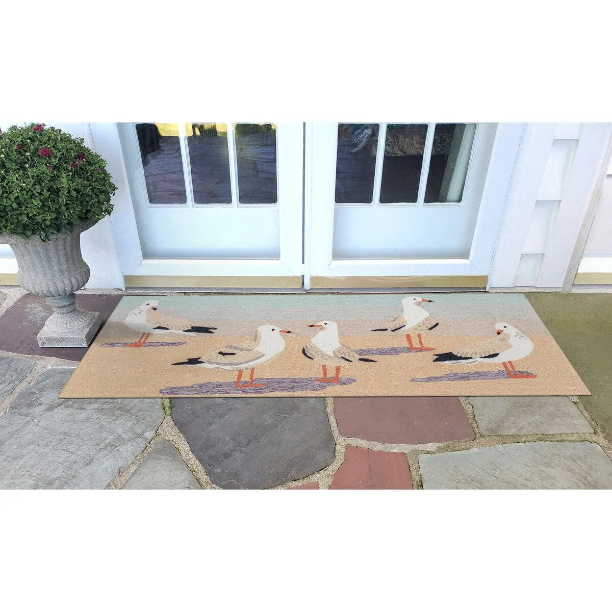 Liora Manne Frontporch Gulls Indoor/Outdoor Rug