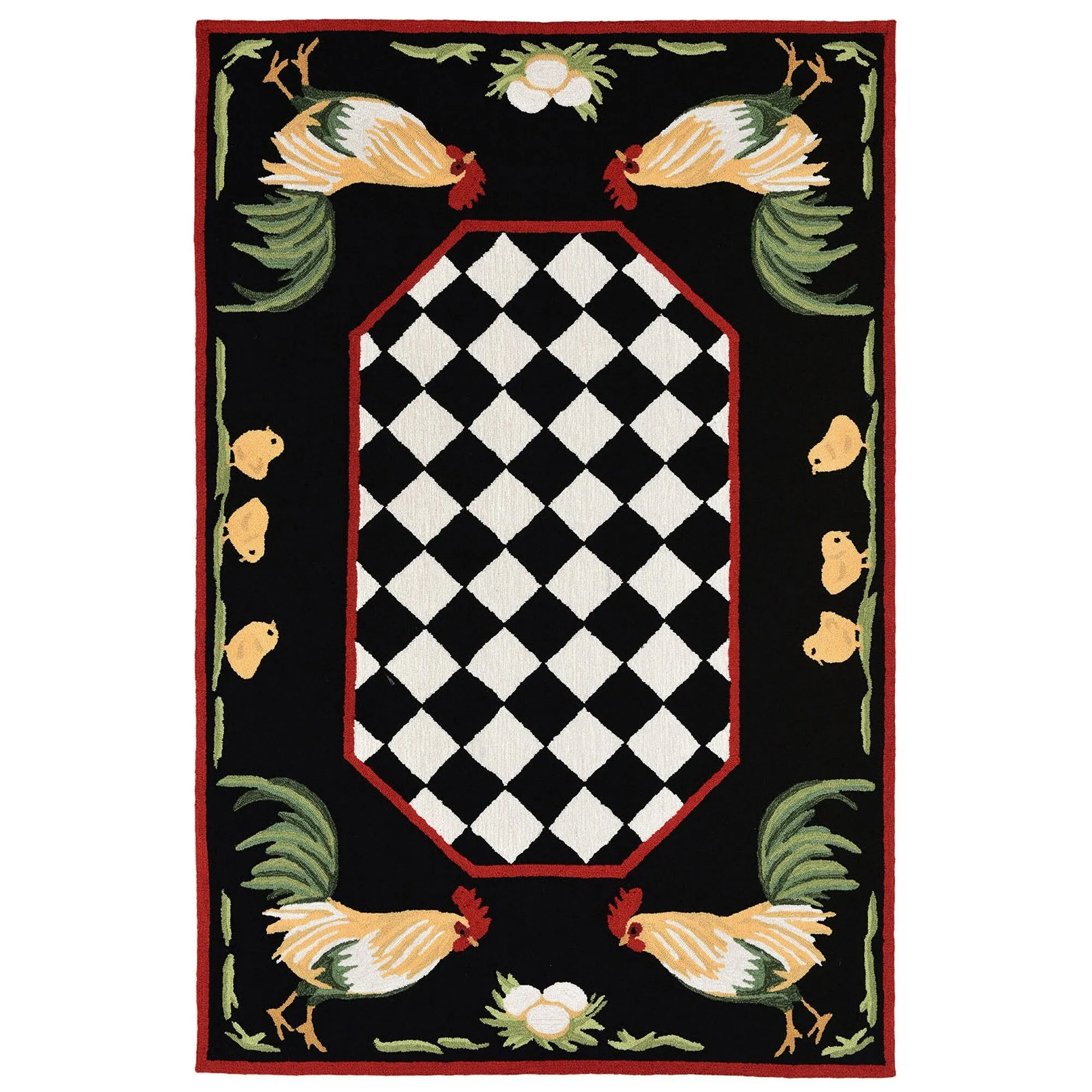 Liora Manne Frontporch Rooster Indoor/Outdoor Rug