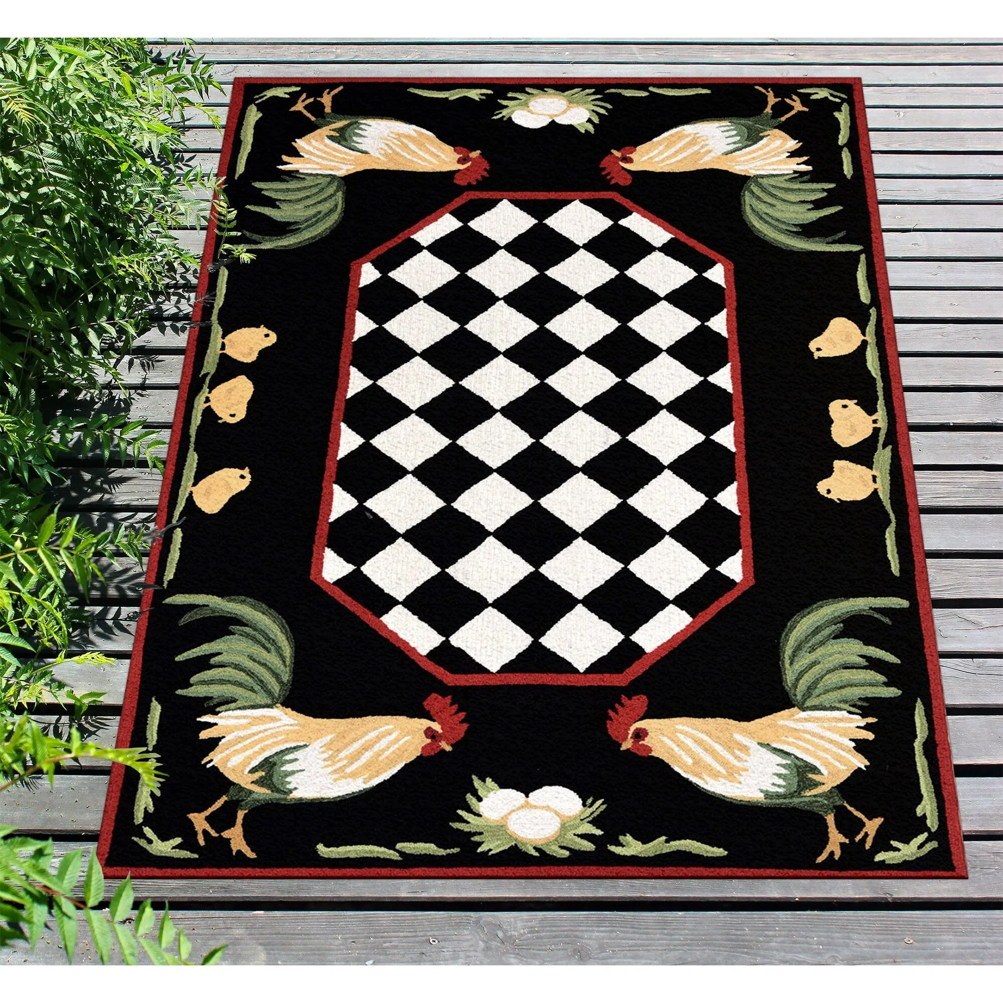 Liora Manne Frontporch Rooster Indoor/Outdoor Rug