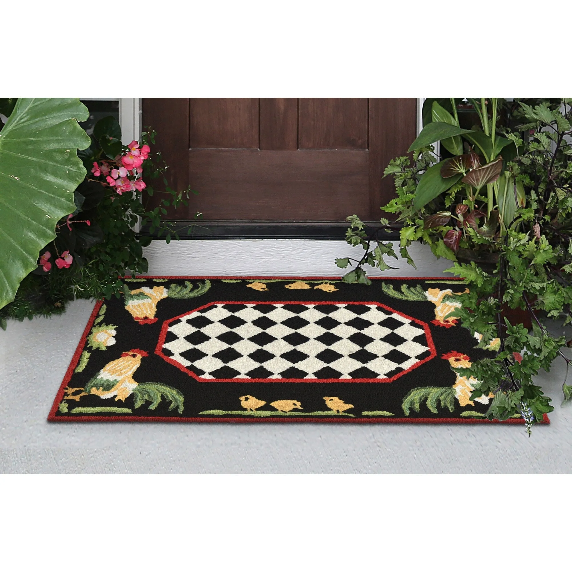 Liora Manne Frontporch Rooster Indoor/Outdoor Rug