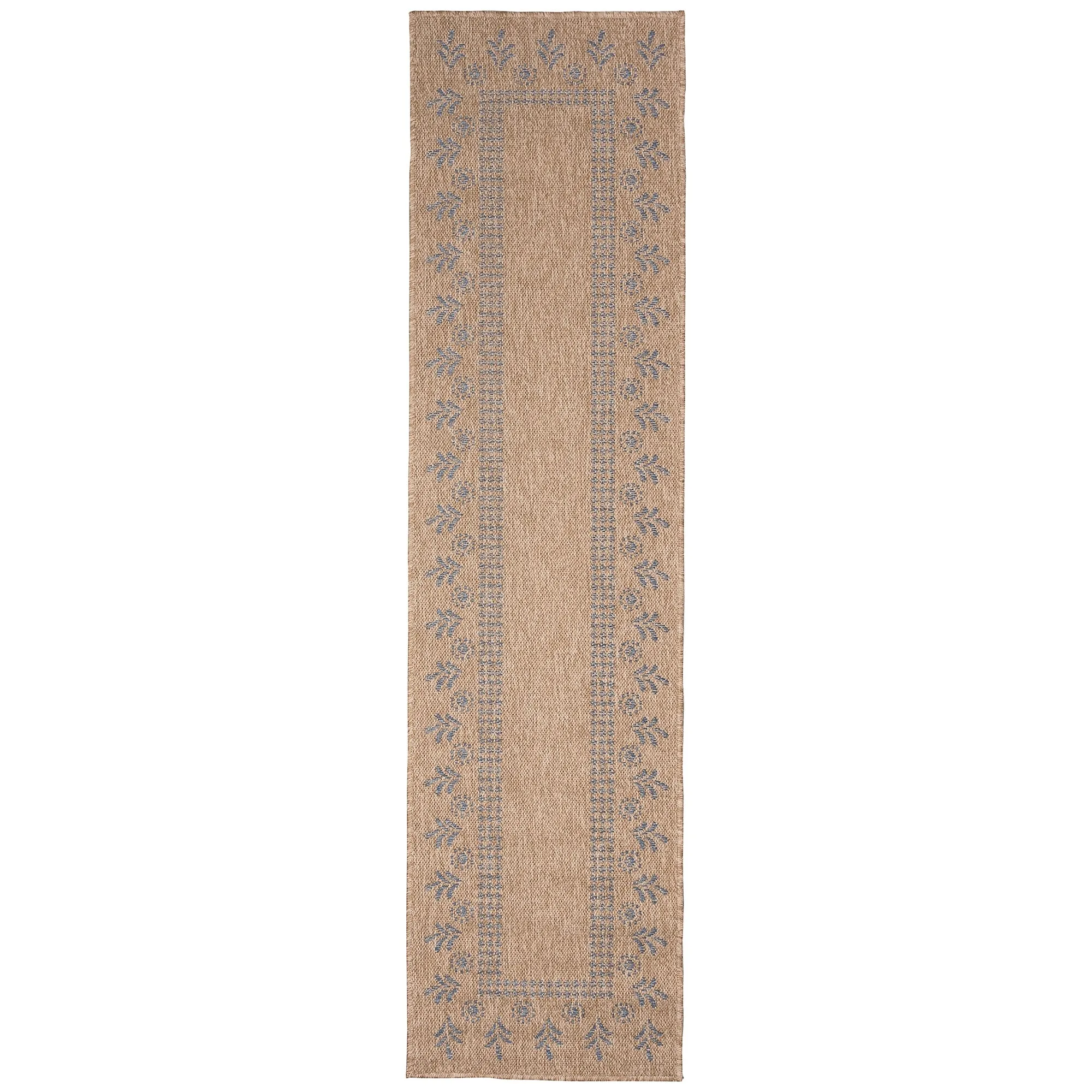 Liora Manne Sahara Block Print Border Indoor/Outdoor Rug