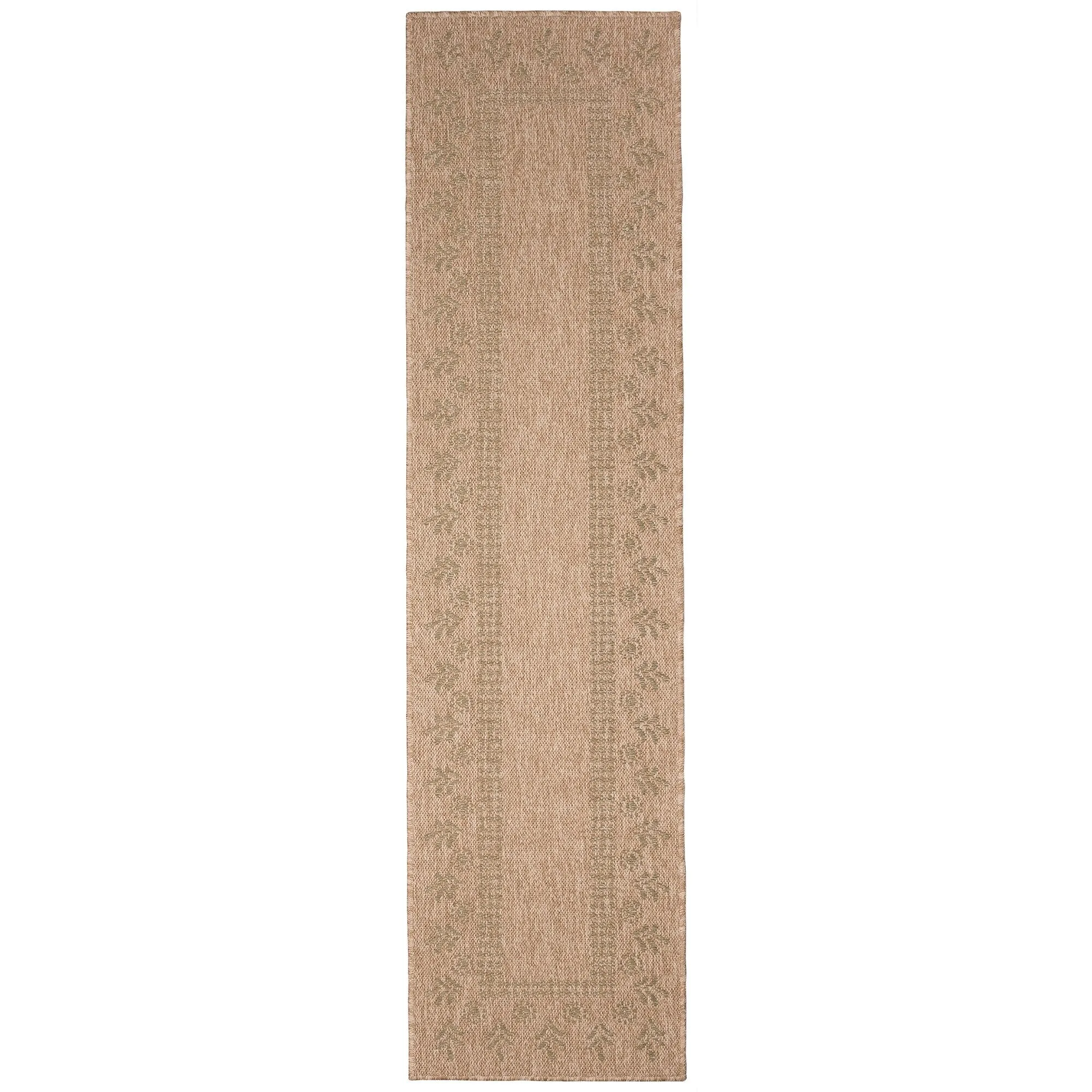 Liora Manne Sahara Block Print Border Indoor/Outdoor Rug
