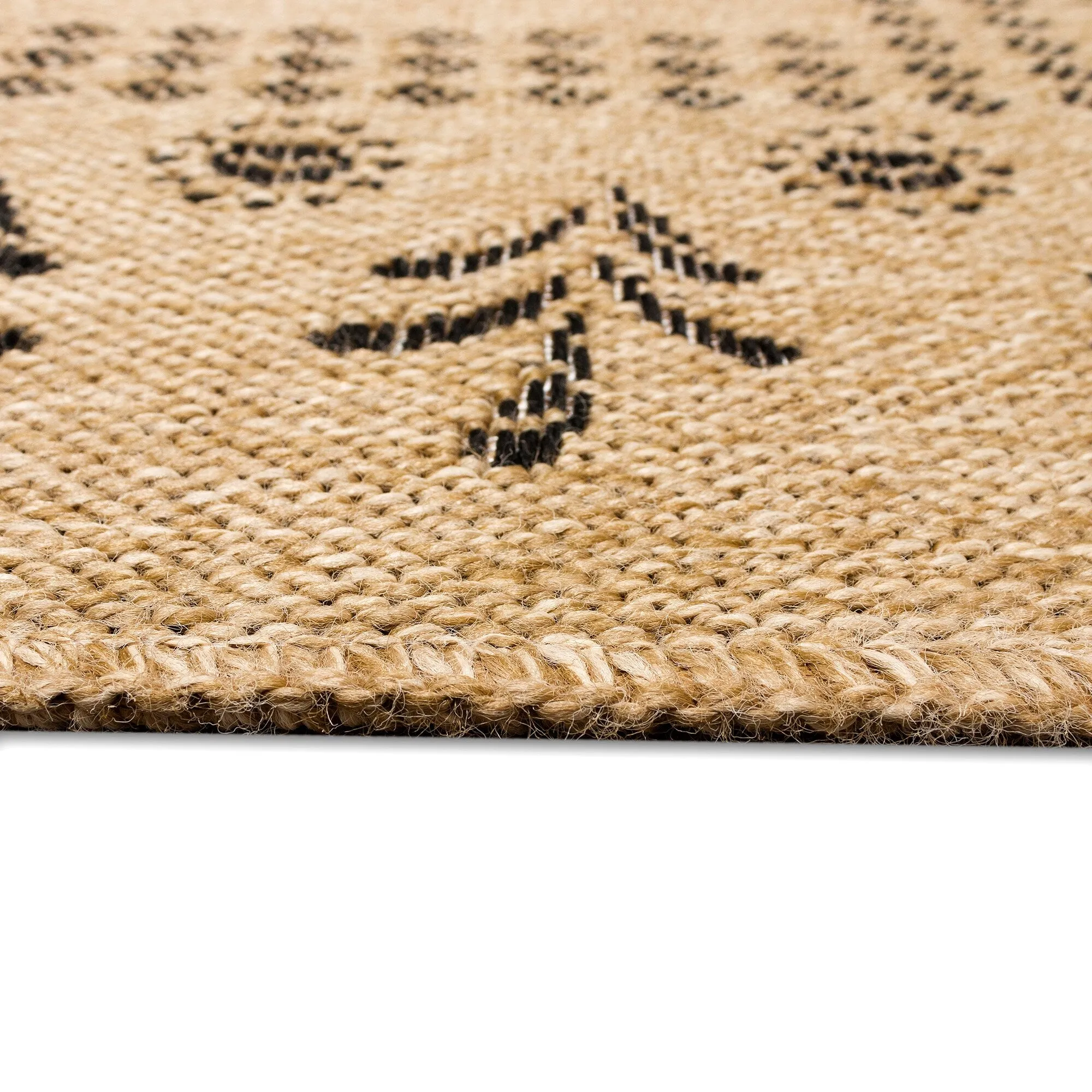 Liora Manne Sahara Block Print Border Indoor/Outdoor Rug