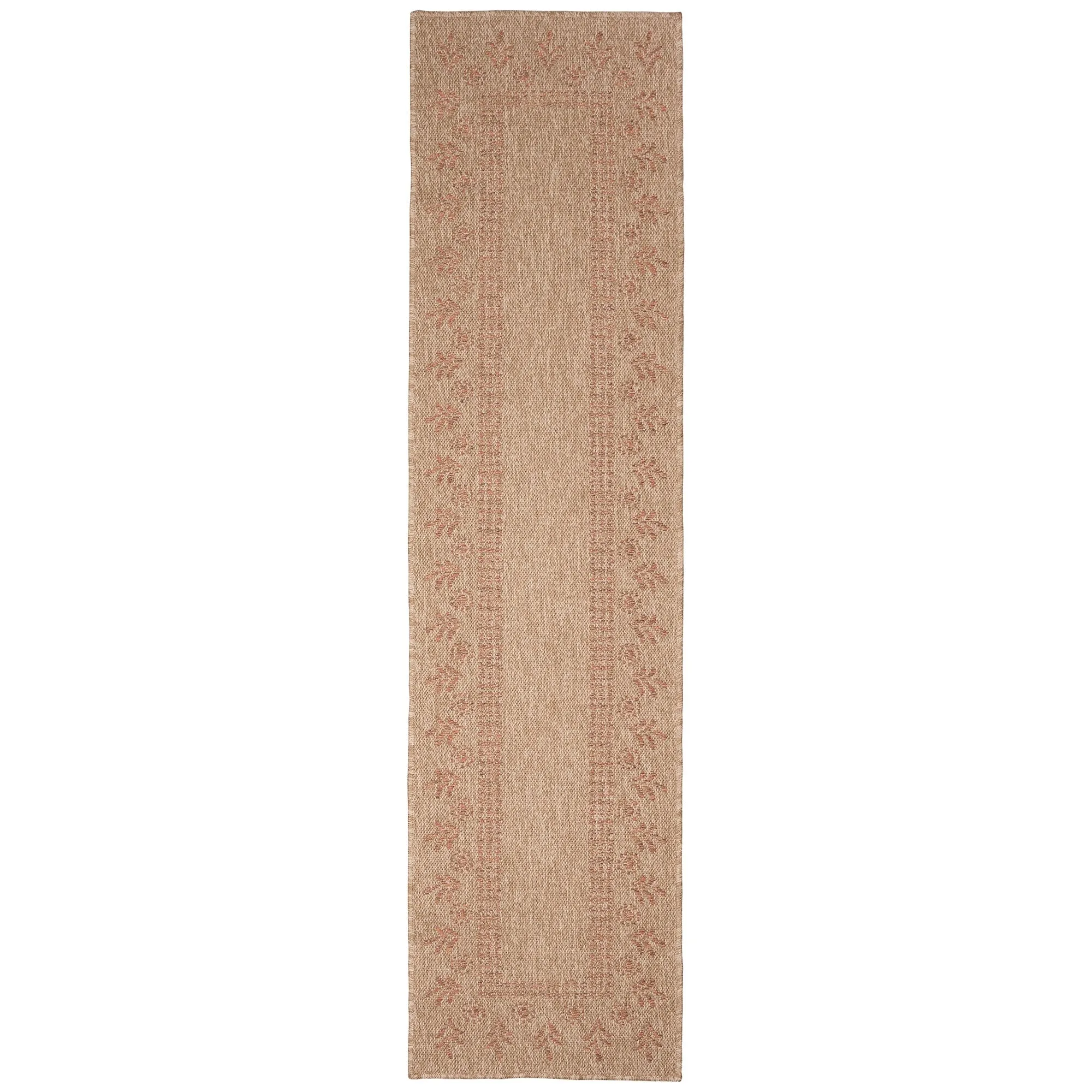 Liora Manne Sahara Block Print Border Indoor/Outdoor Rug