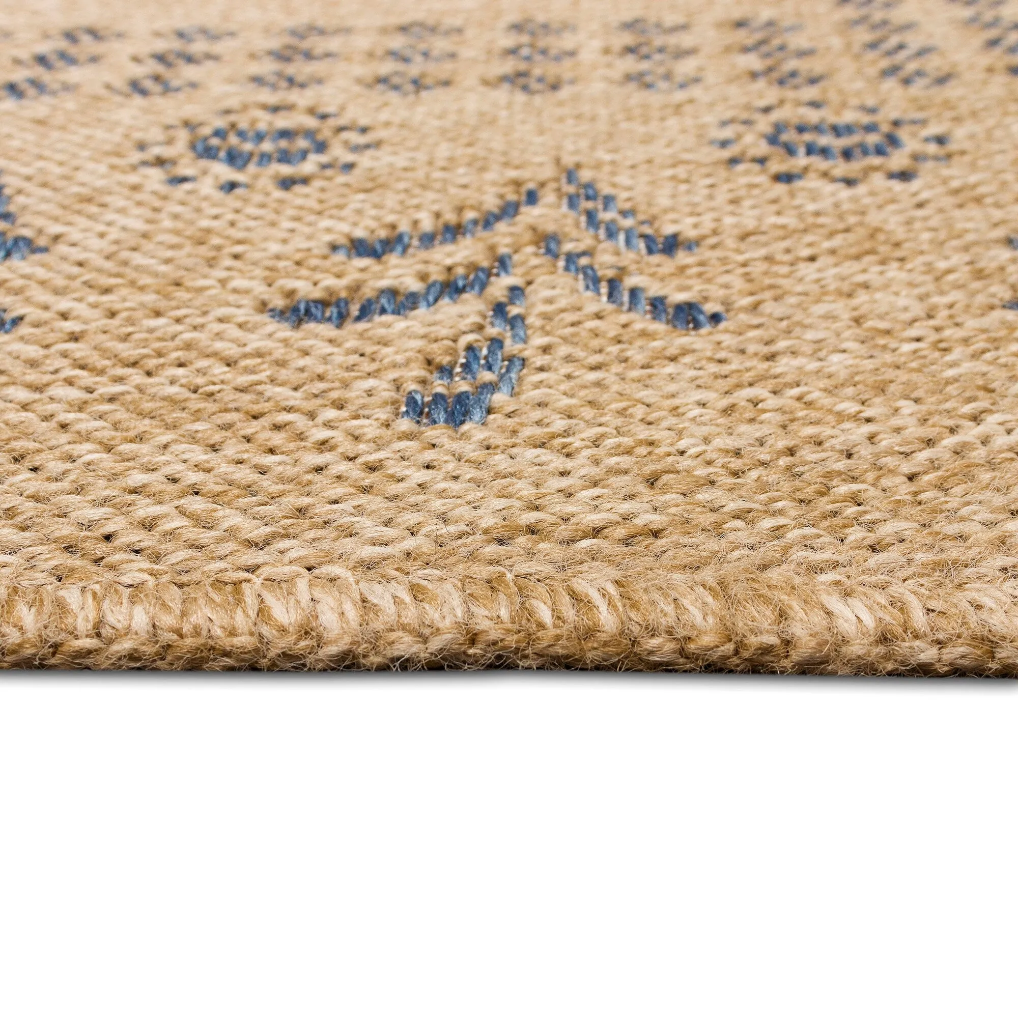 Liora Manne Sahara Block Print Border Indoor/Outdoor Rug