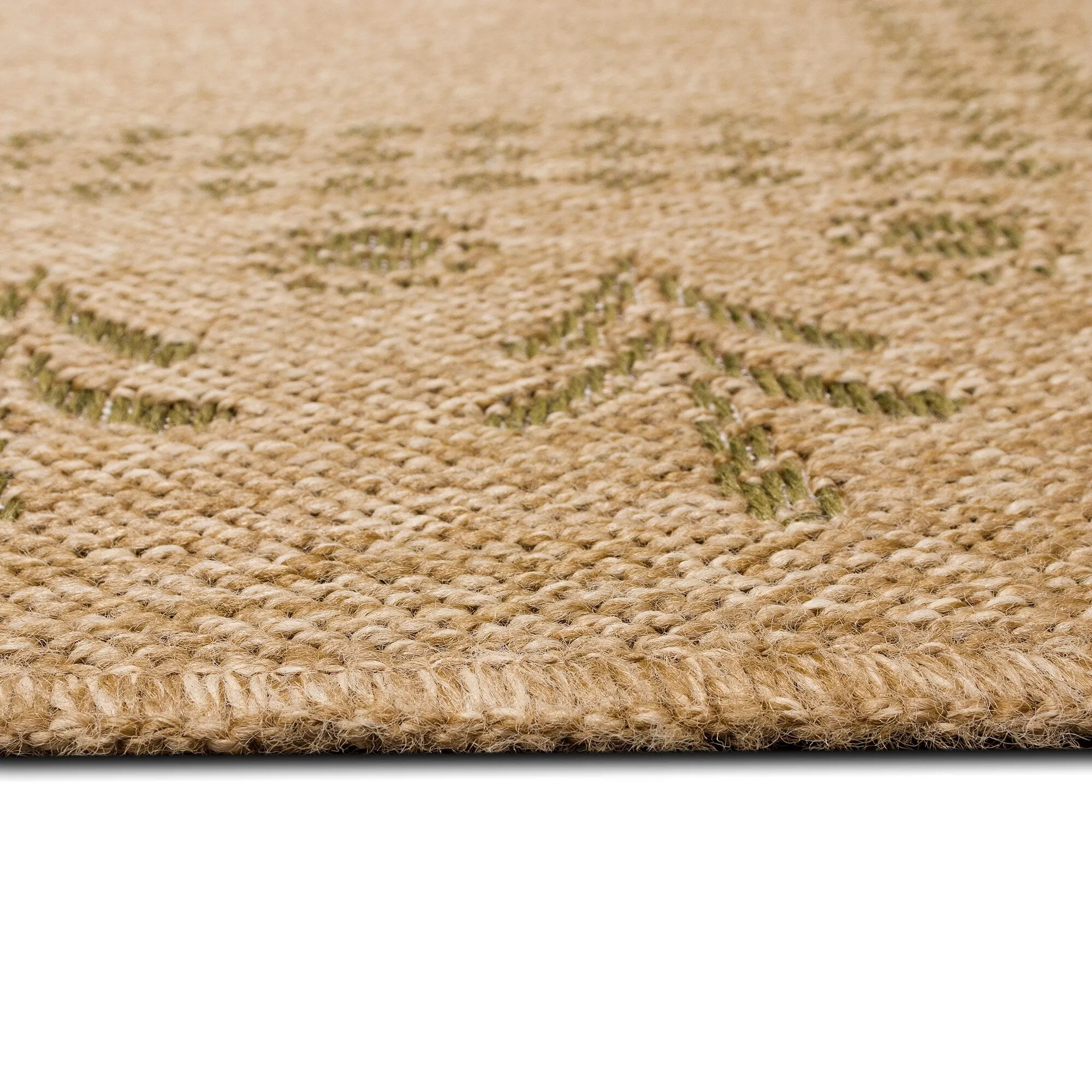 Liora Manne Sahara Block Print Border Indoor/Outdoor Rug