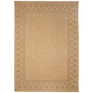 Liora Manne Sahara Block Print Border Indoor/Outdoor Rug