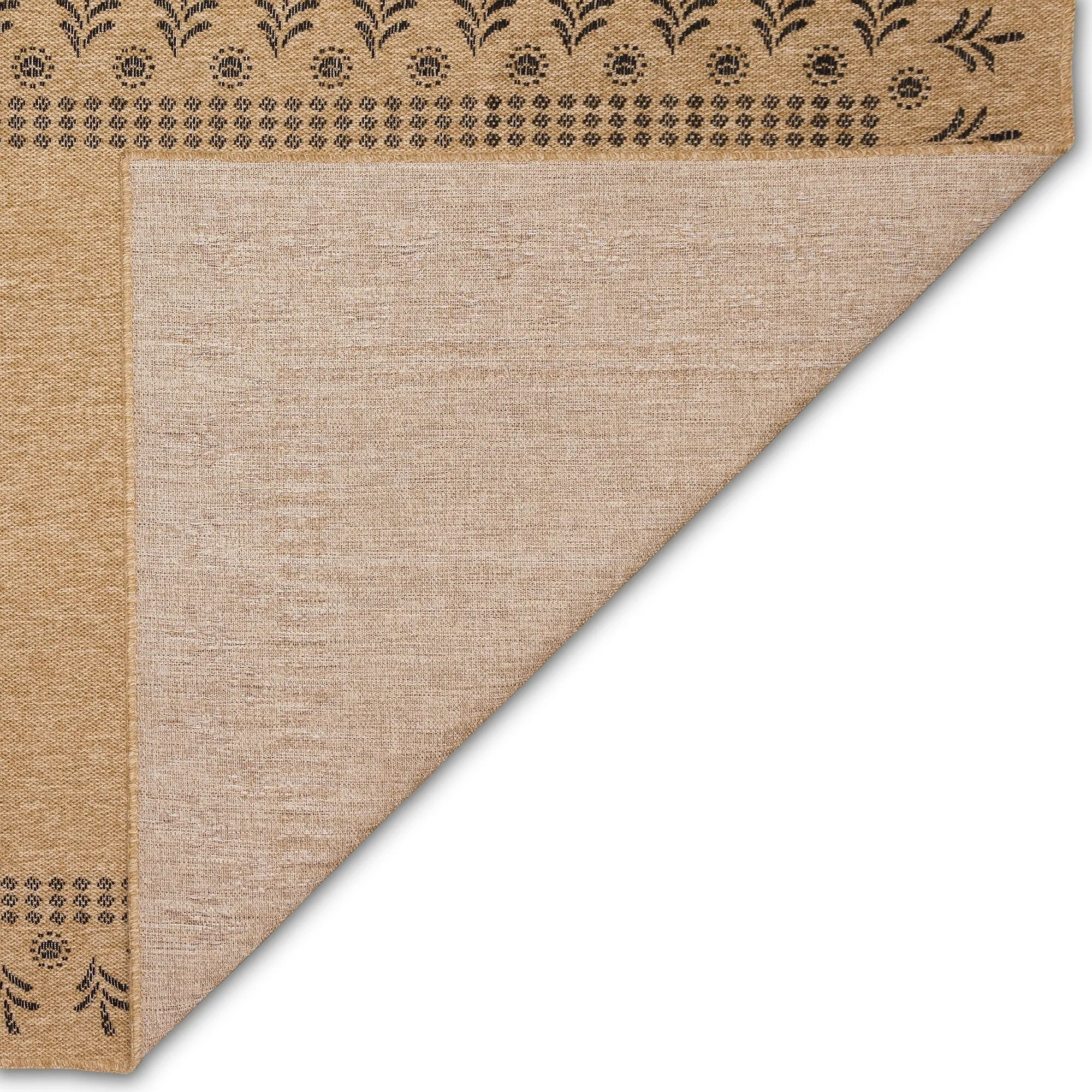 Liora Manne Sahara Block Print Border Indoor/Outdoor Rug