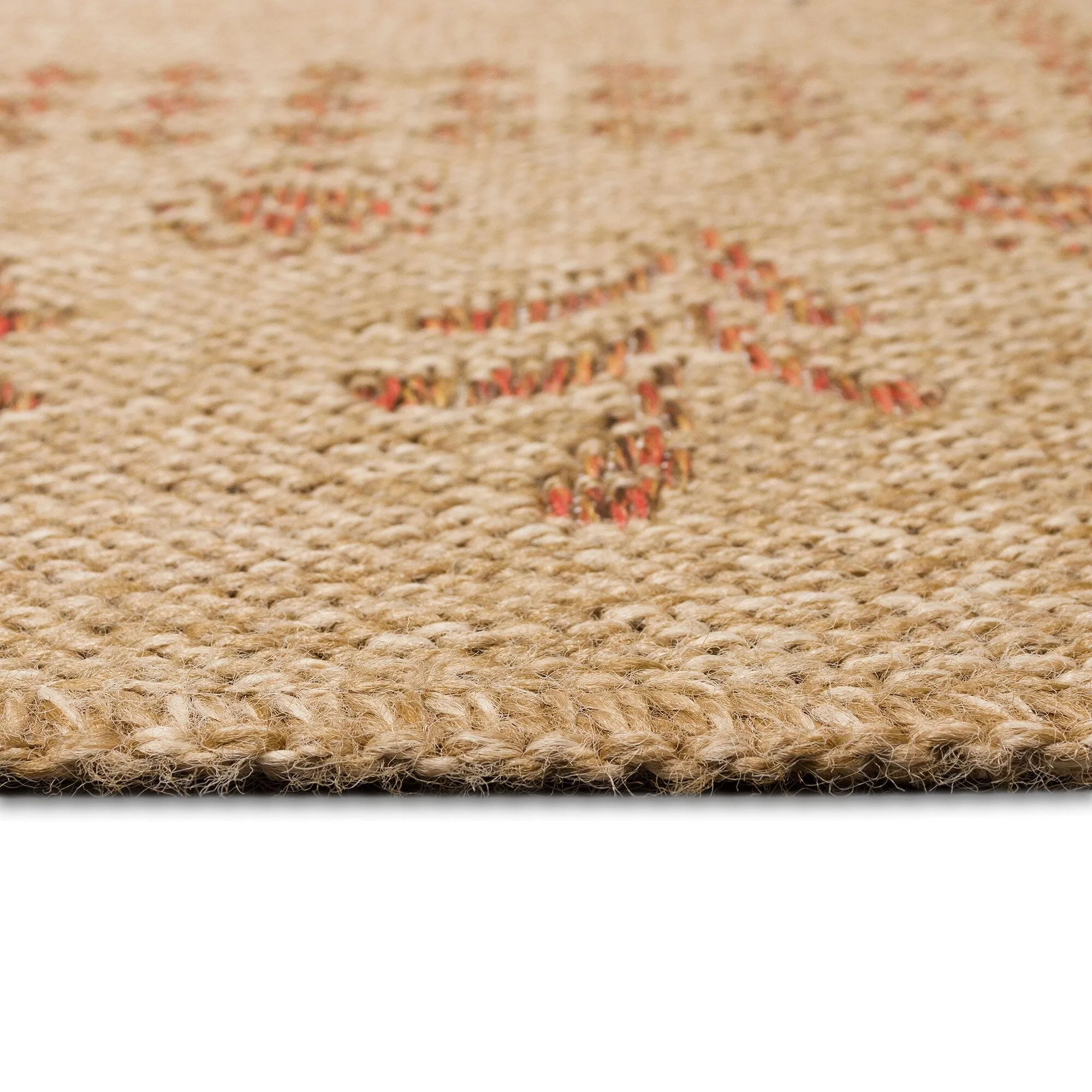 Liora Manne Sahara Block Print Border Indoor/Outdoor Rug