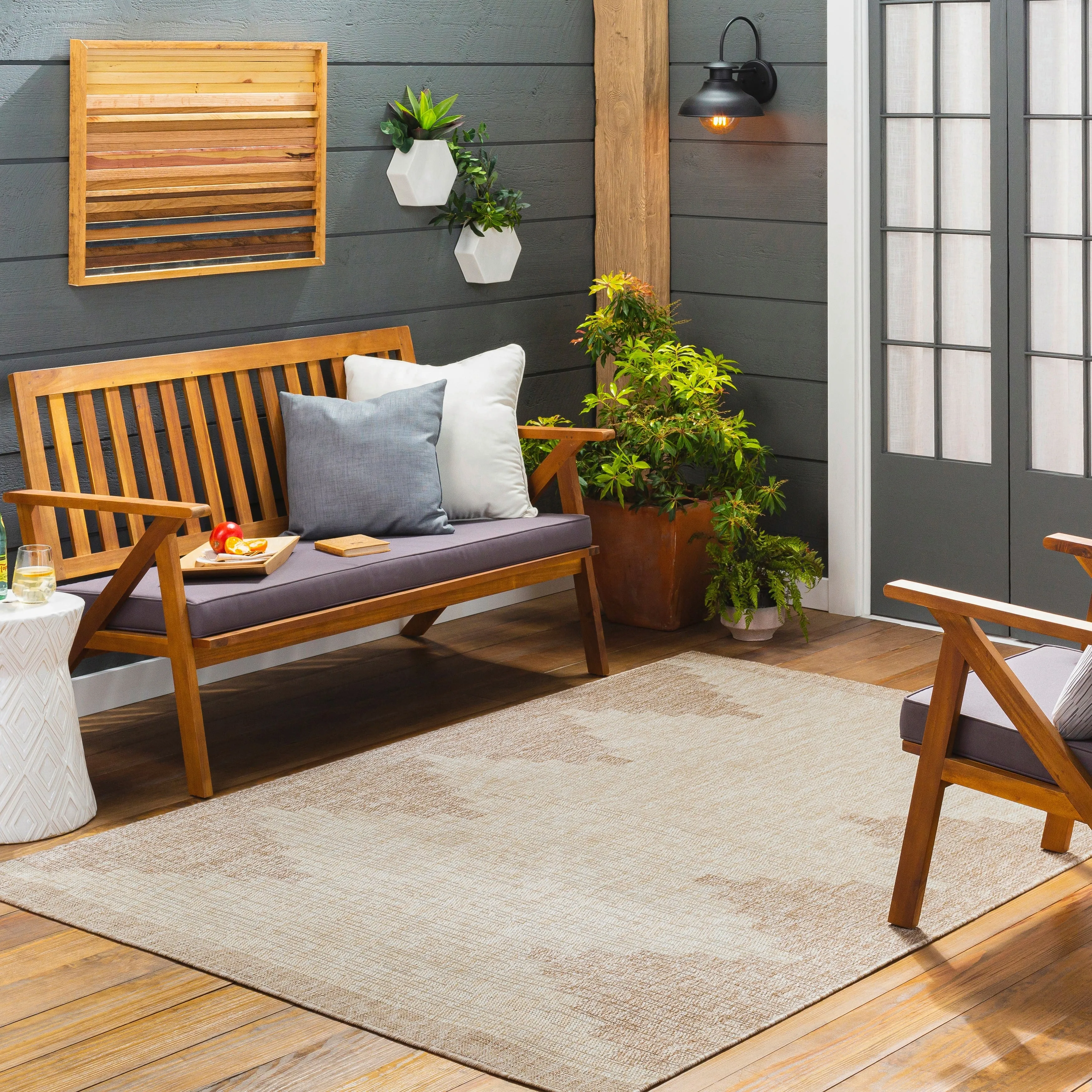 Livabliss Aleida Indoor/Outdoor Modern Area Rug