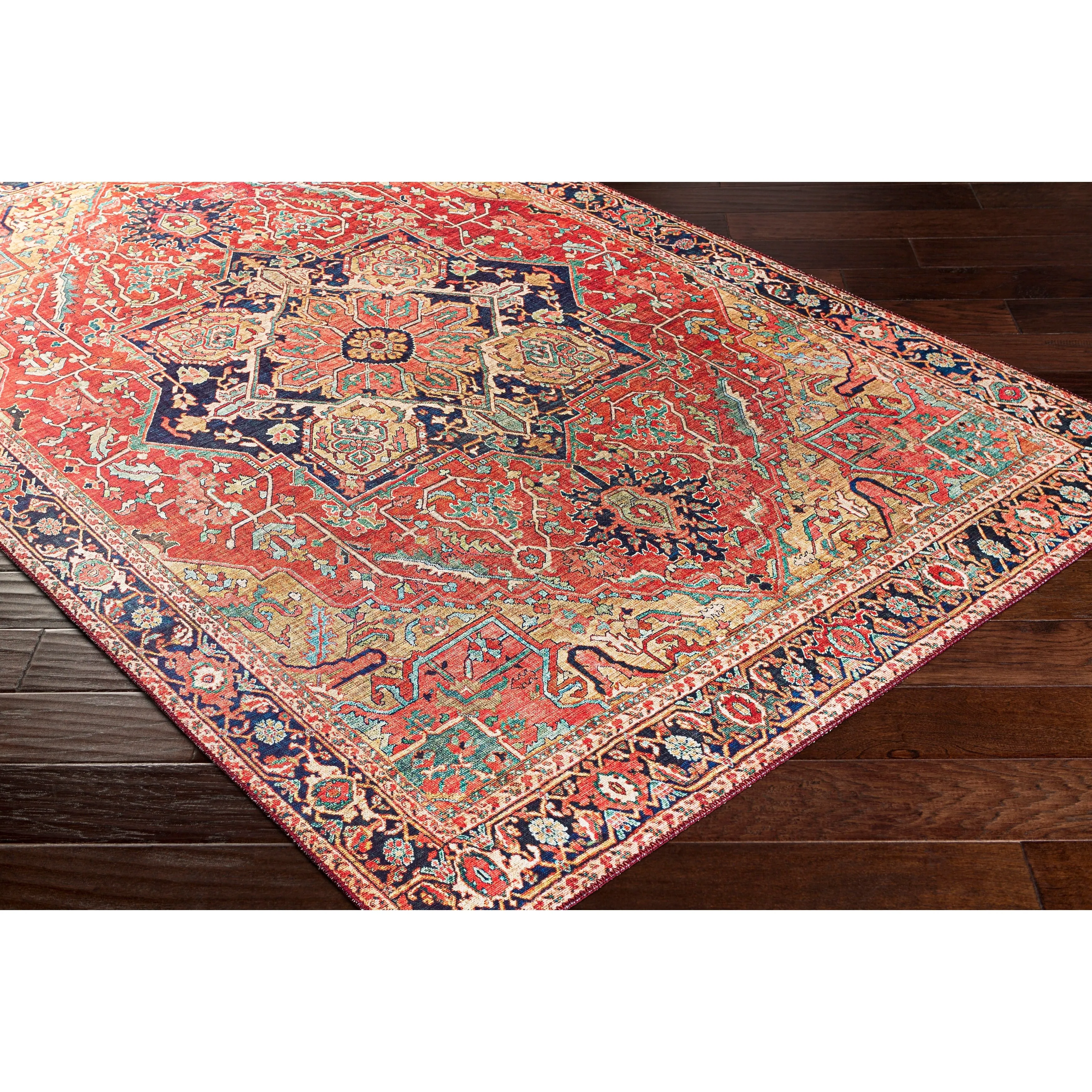 Livabliss Alfons Persian Medallion Printed Area Rug