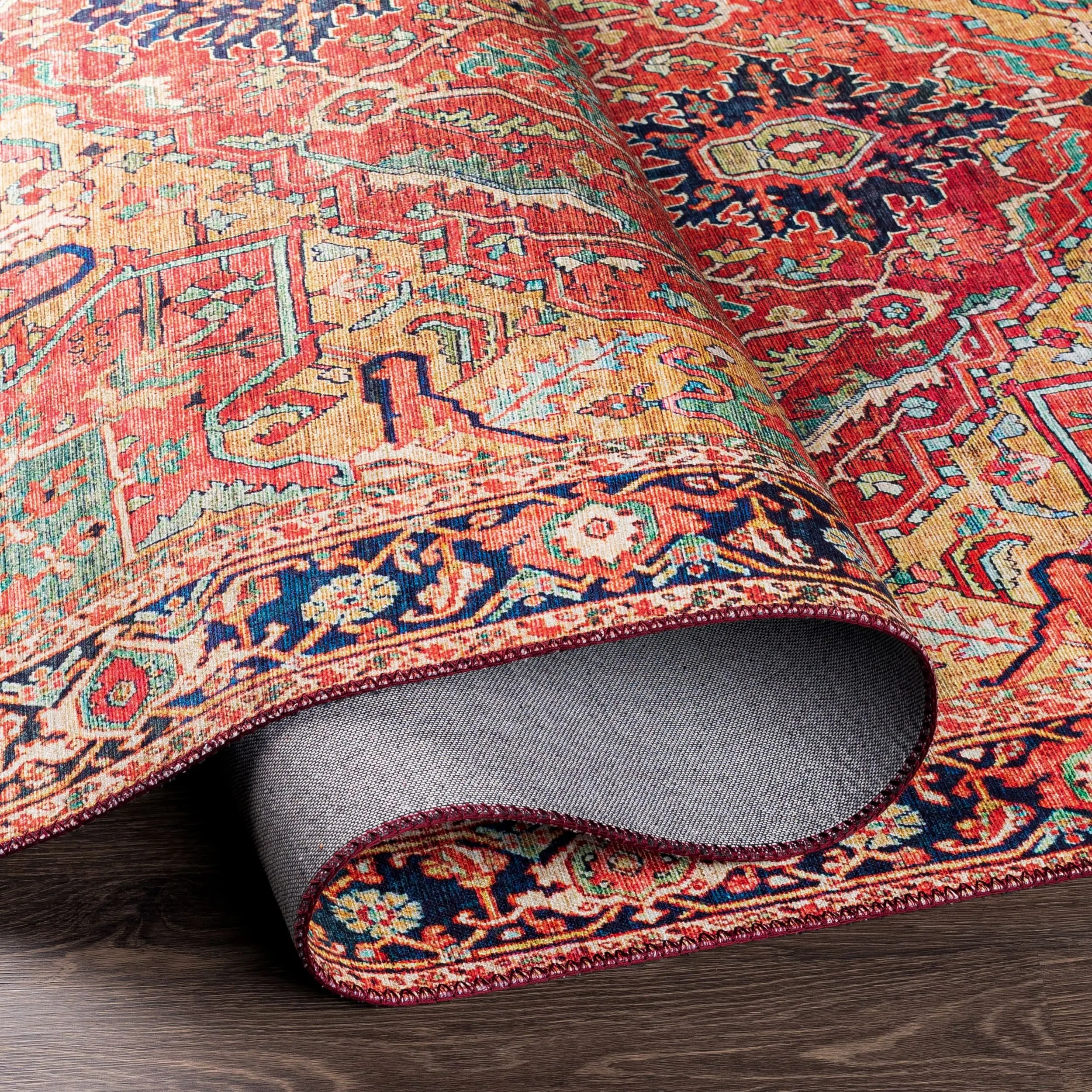 Livabliss Alfons Persian Medallion Printed Area Rug