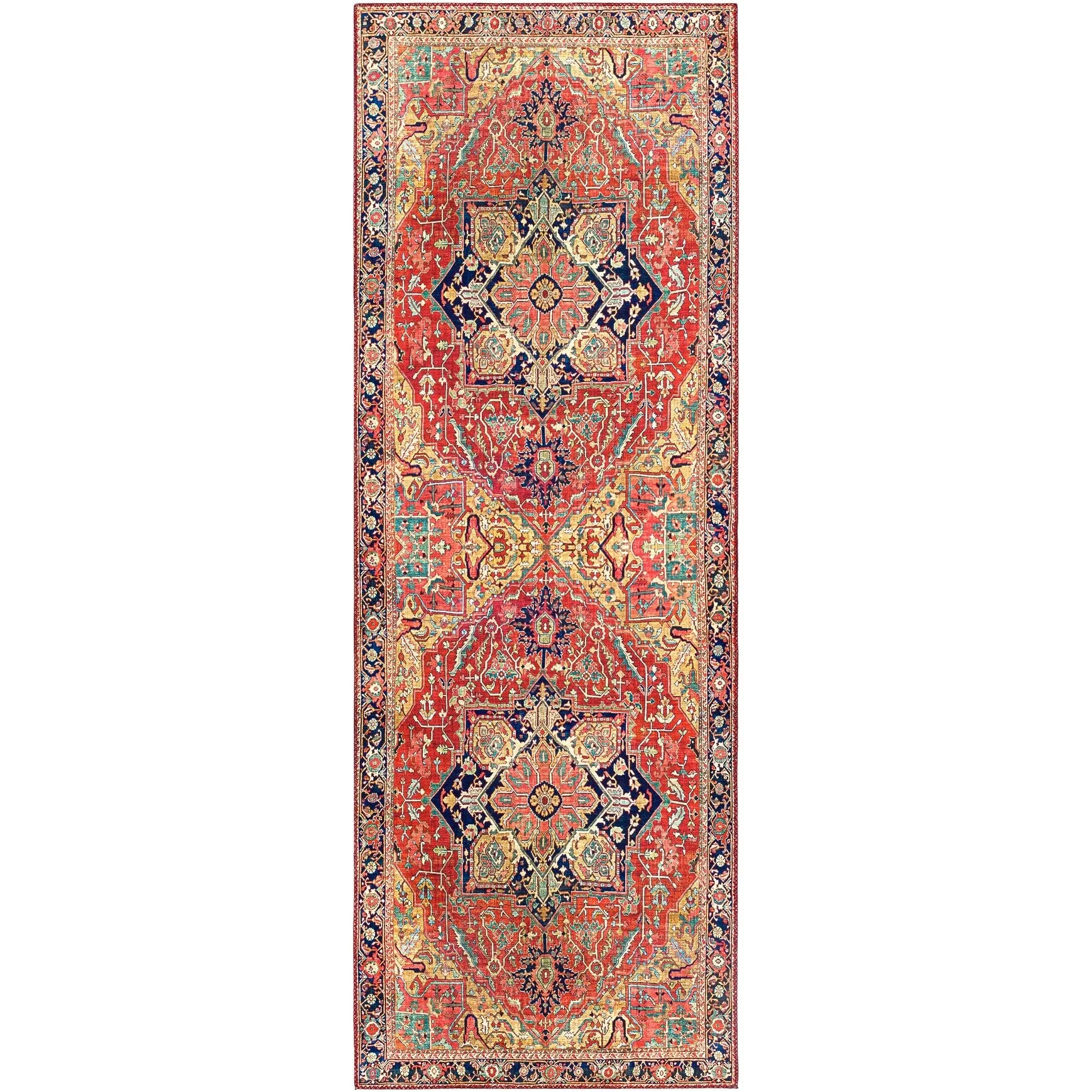 Livabliss Alfons Persian Medallion Printed Area Rug