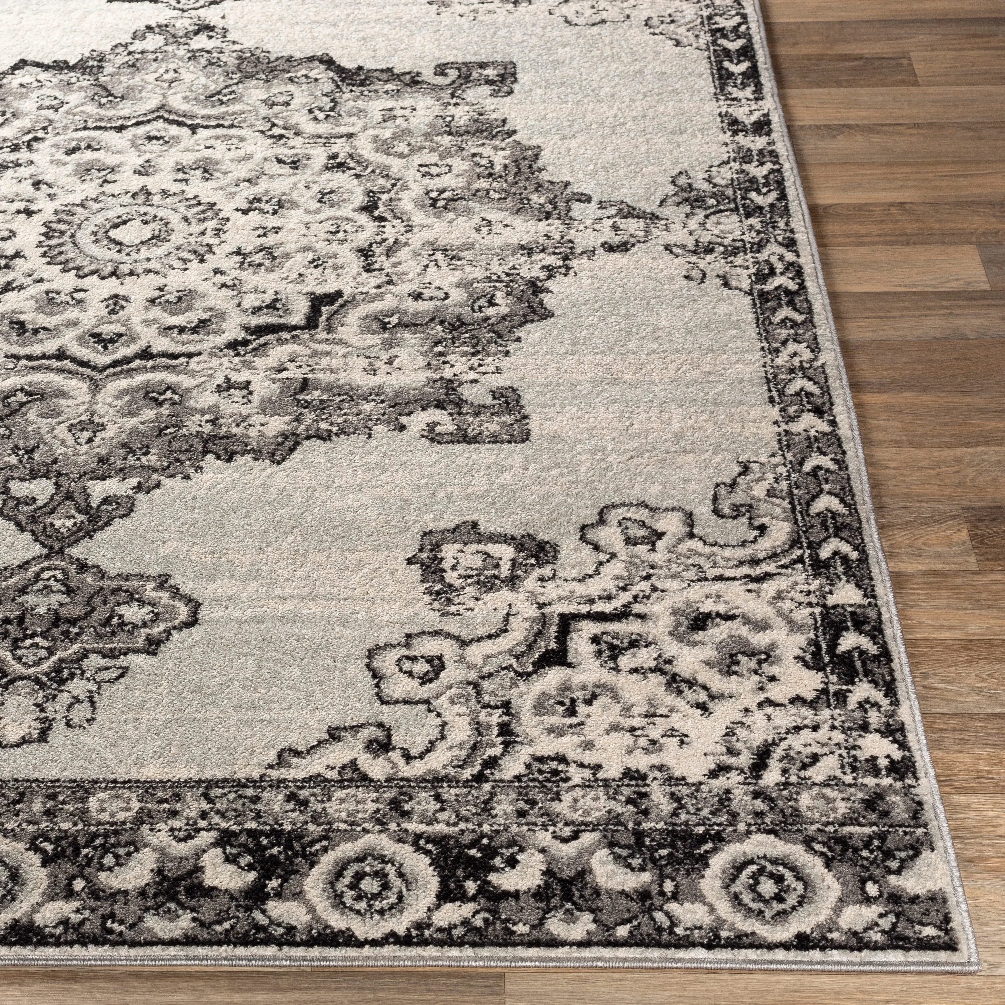 Livabliss Alodia Vintage Bohemian Medallion Area Rug
