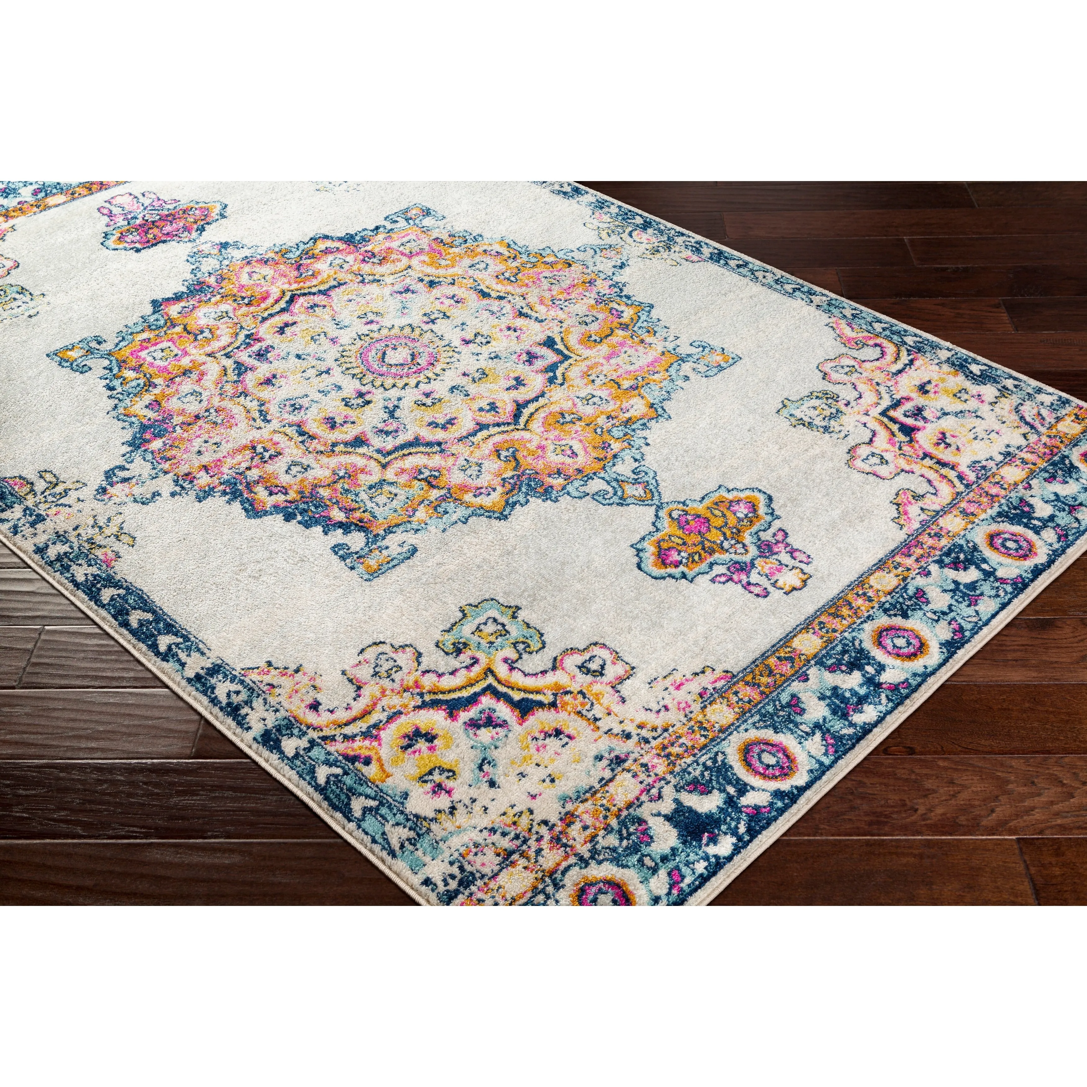 Livabliss Alodia Vintage Bohemian Medallion Area Rug