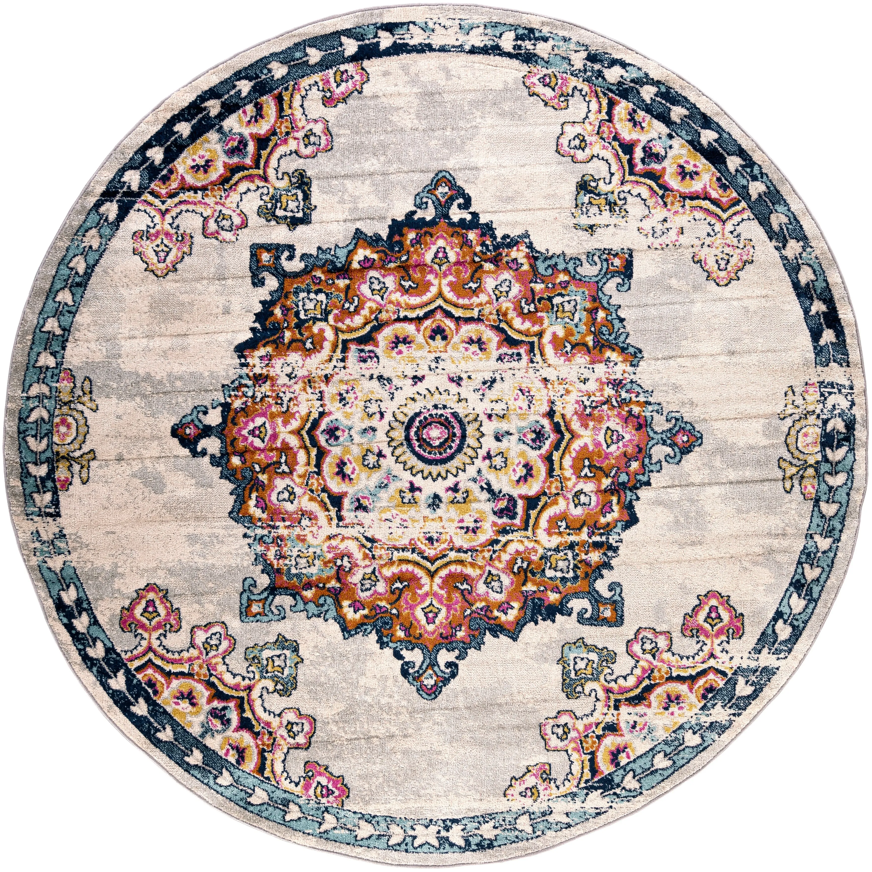 Livabliss Alodia Vintage Bohemian Medallion Area Rug