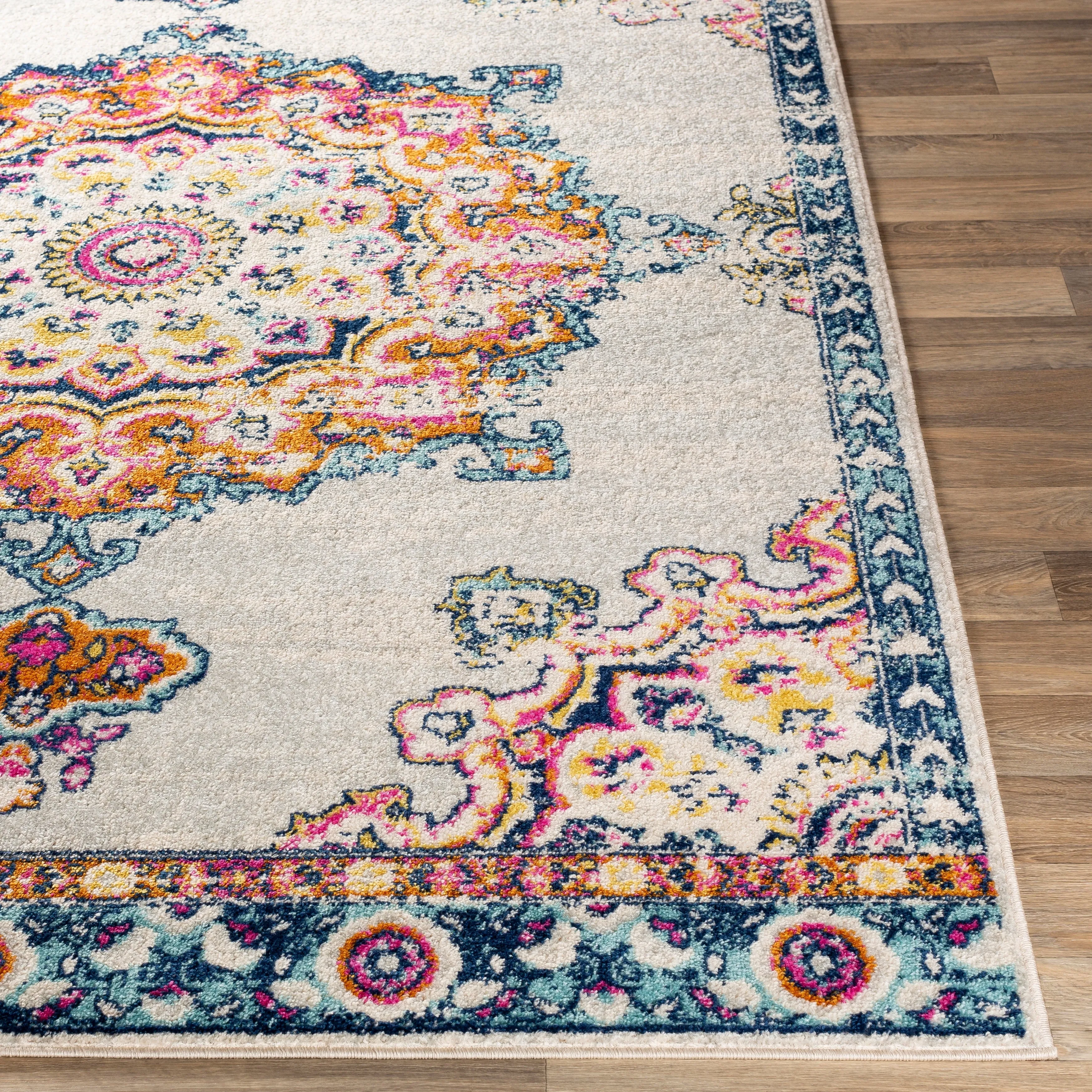 Livabliss Alodia Vintage Bohemian Medallion Area Rug