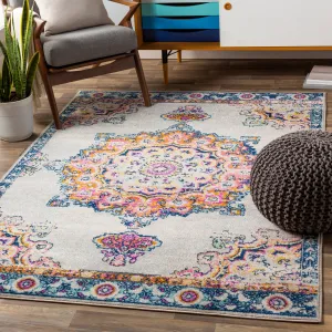 Livabliss Alodia Vintage Bohemian Medallion Area Rug