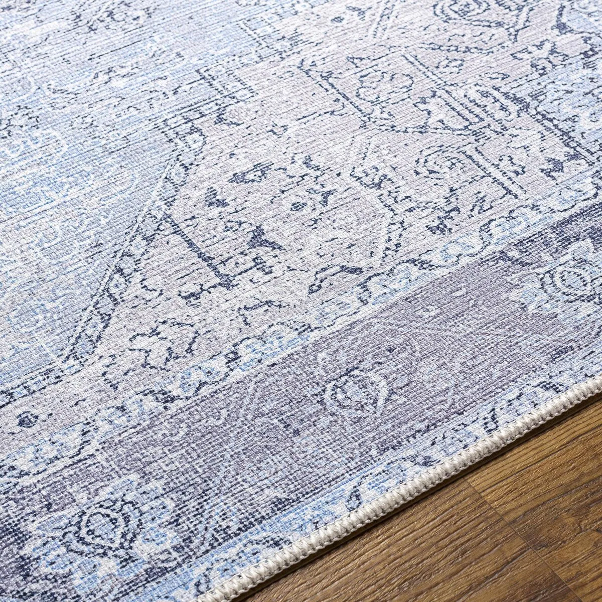 Livabliss Amelie Updated Traditional Medallion Washable Area Rug
