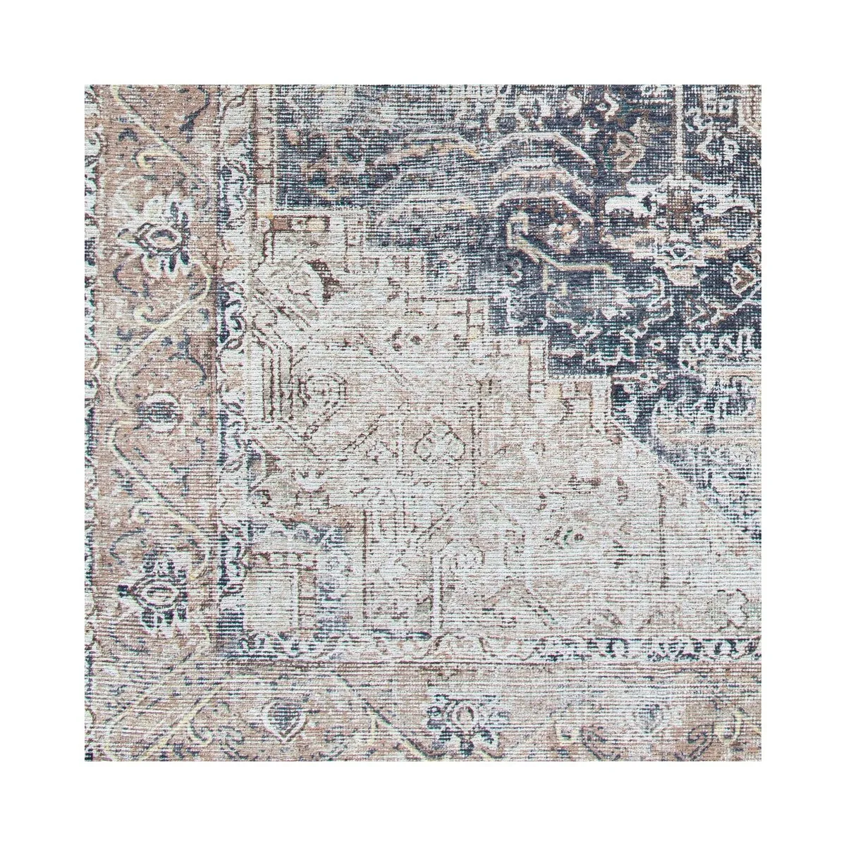 Livabliss Amelie Updated Traditional Medallion Washable Area Rug