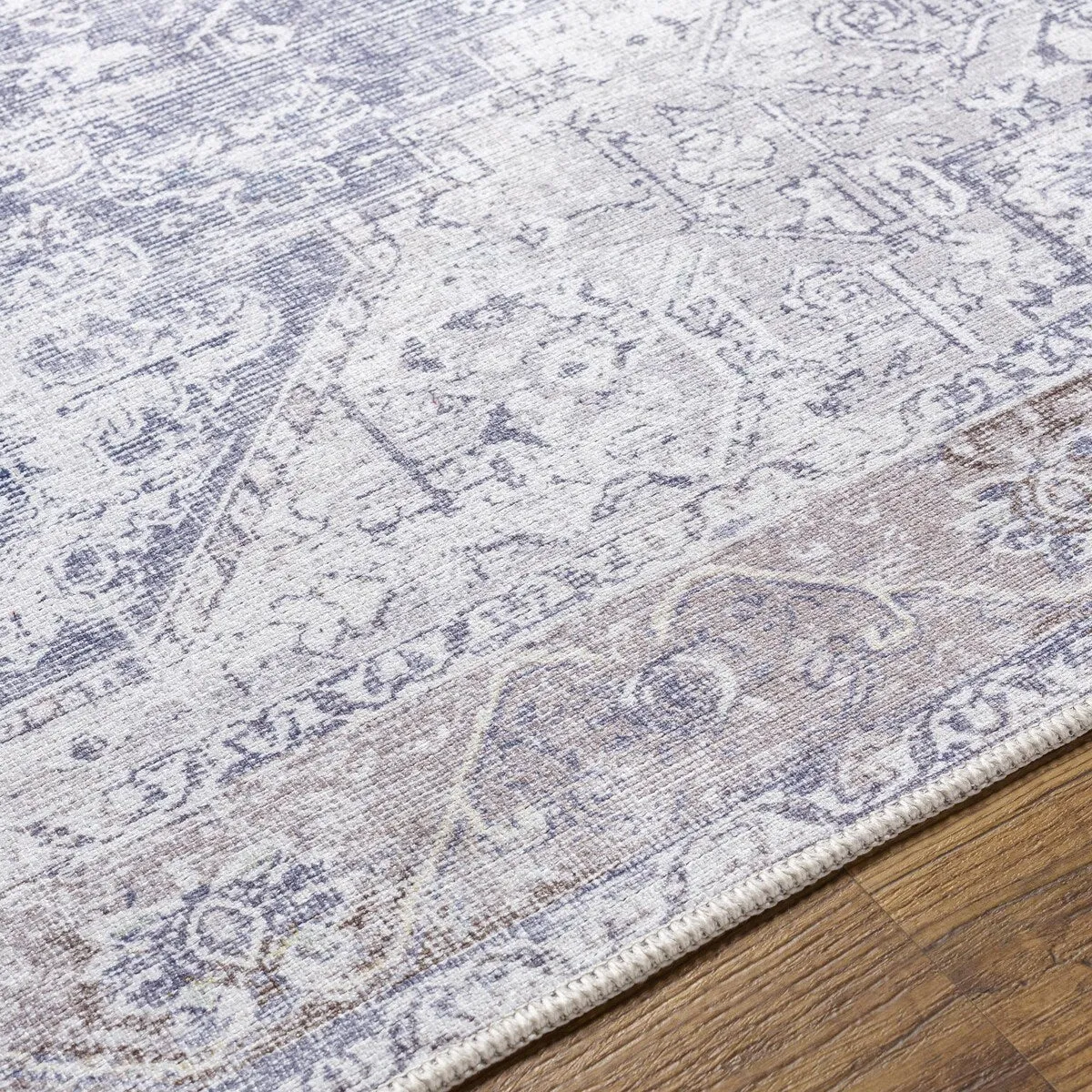 Livabliss Amelie Updated Traditional Medallion Washable Area Rug