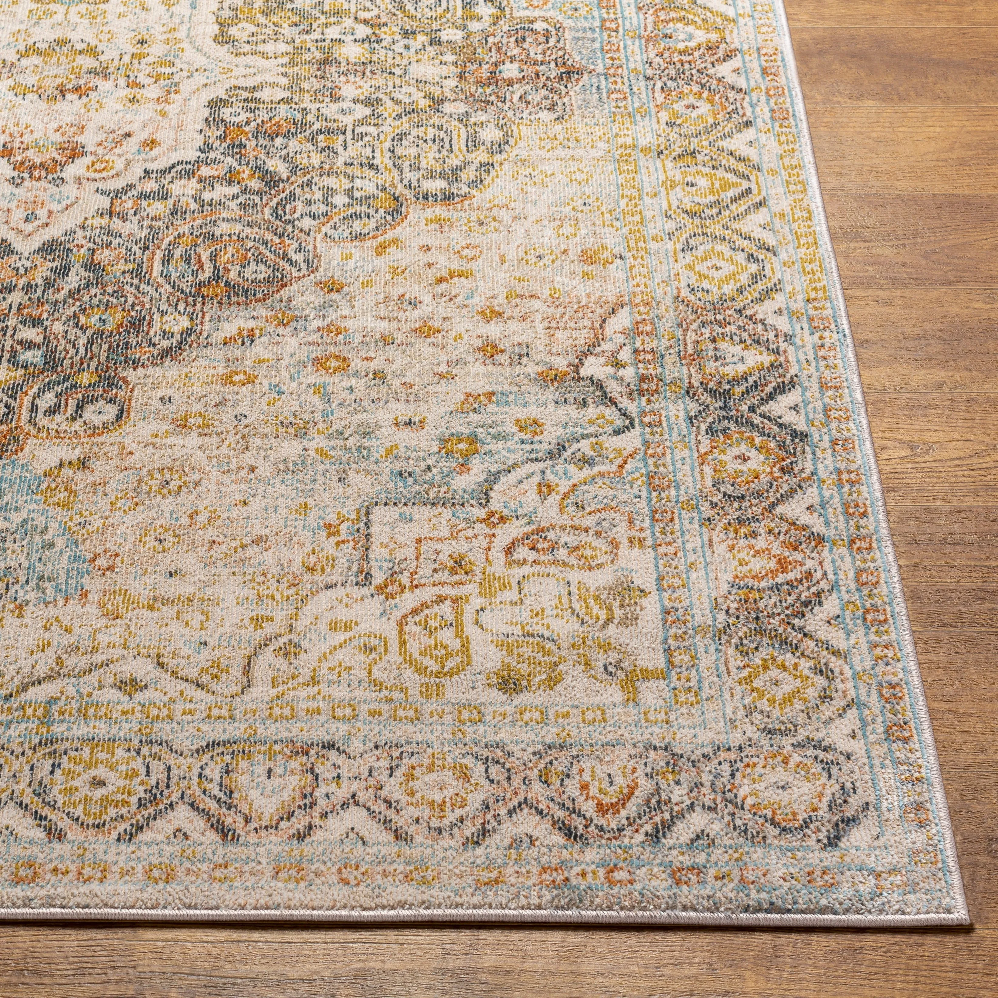 Livabliss Angelo Traditional Medallion Area Rug