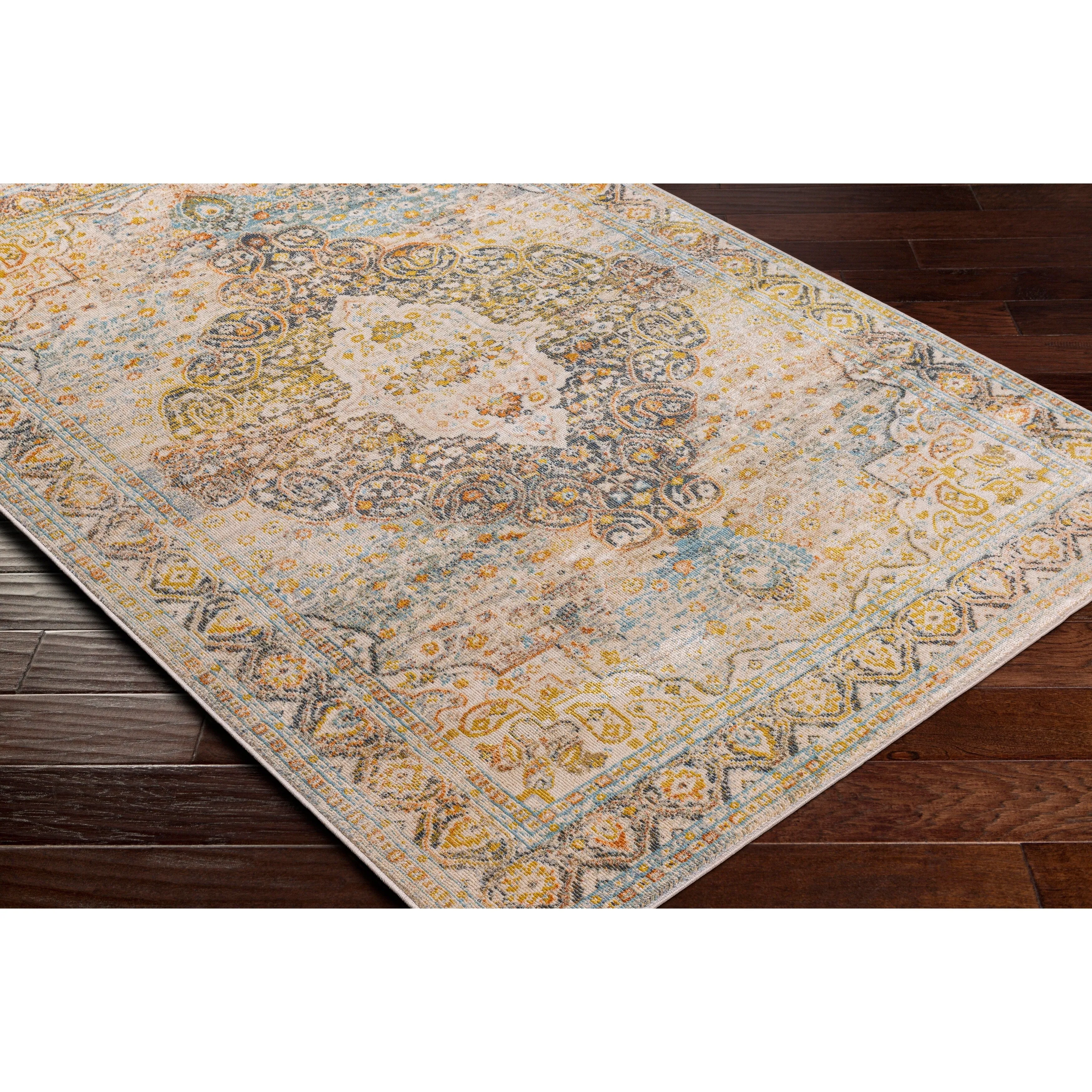 Livabliss Angelo Traditional Medallion Area Rug