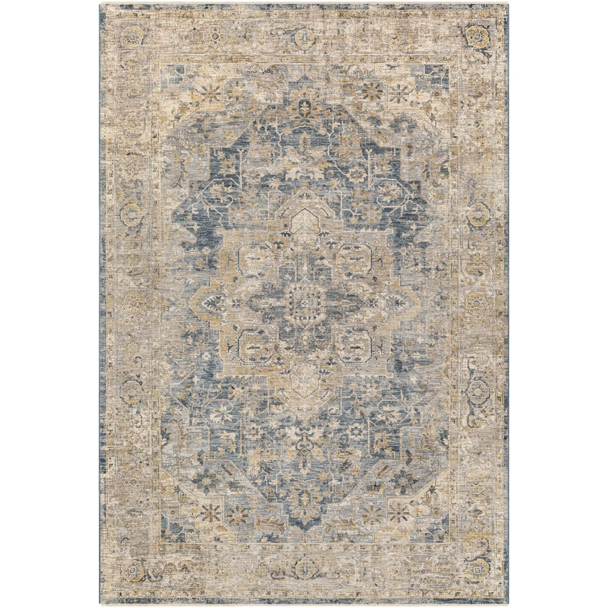 Livabliss Aspendos Updated Traditional Medallion Area Rug