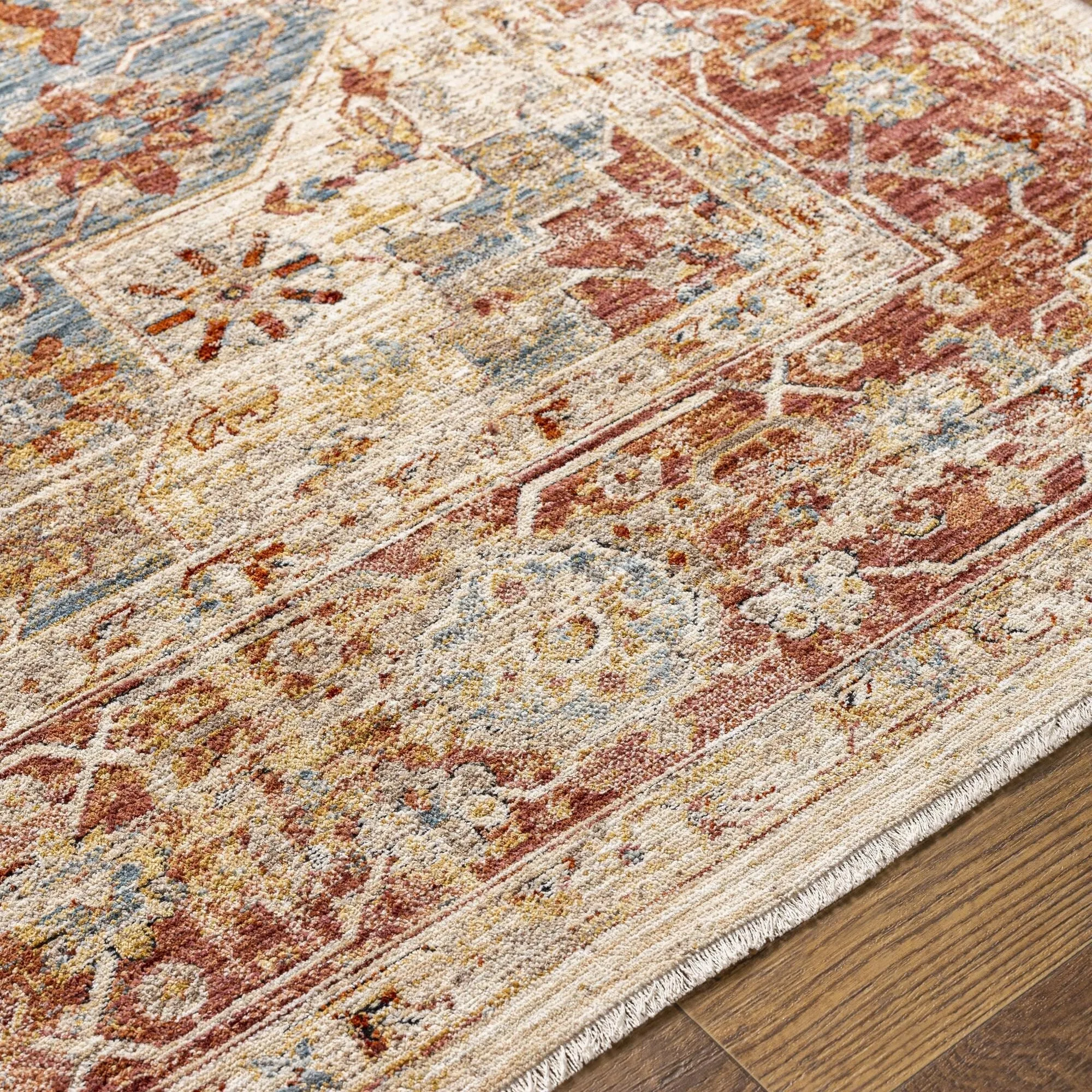 Livabliss Aspendos Updated Traditional Medallion Area Rug