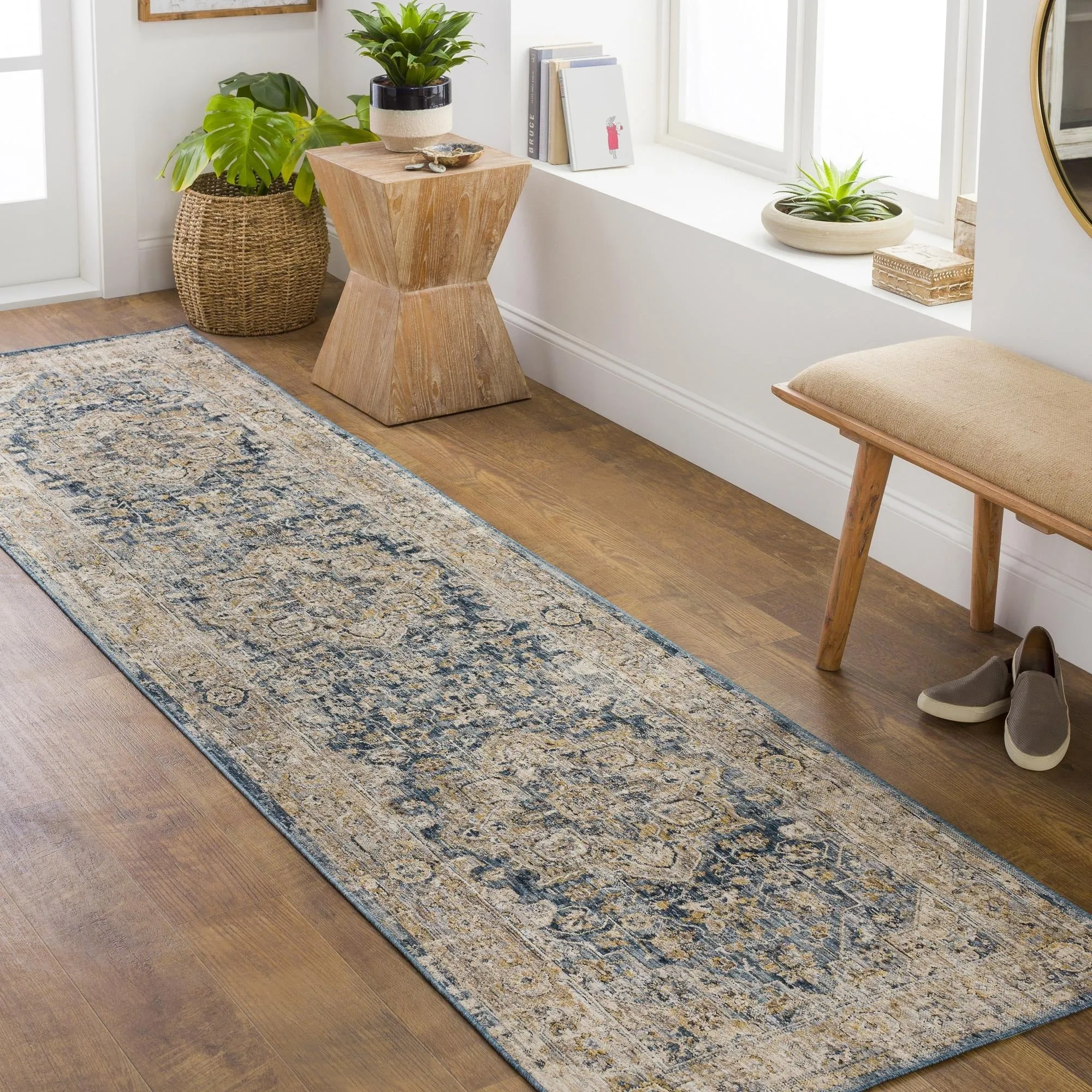 Livabliss Aspendos Updated Traditional Medallion Area Rug