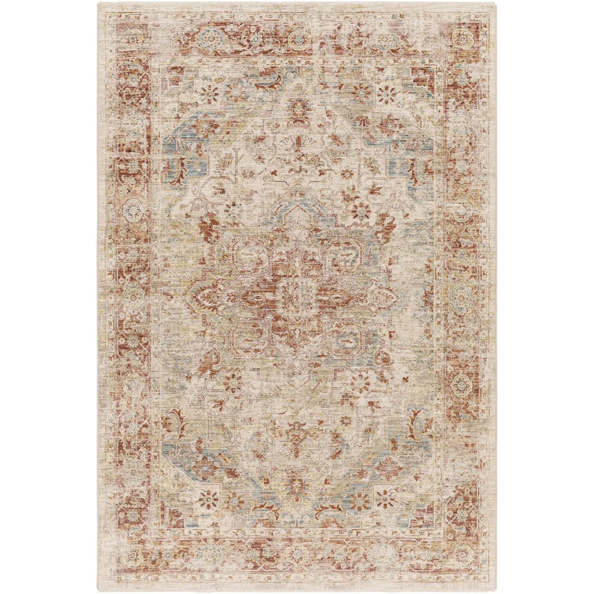 Livabliss Aspendos Updated Traditional Medallion Area Rug