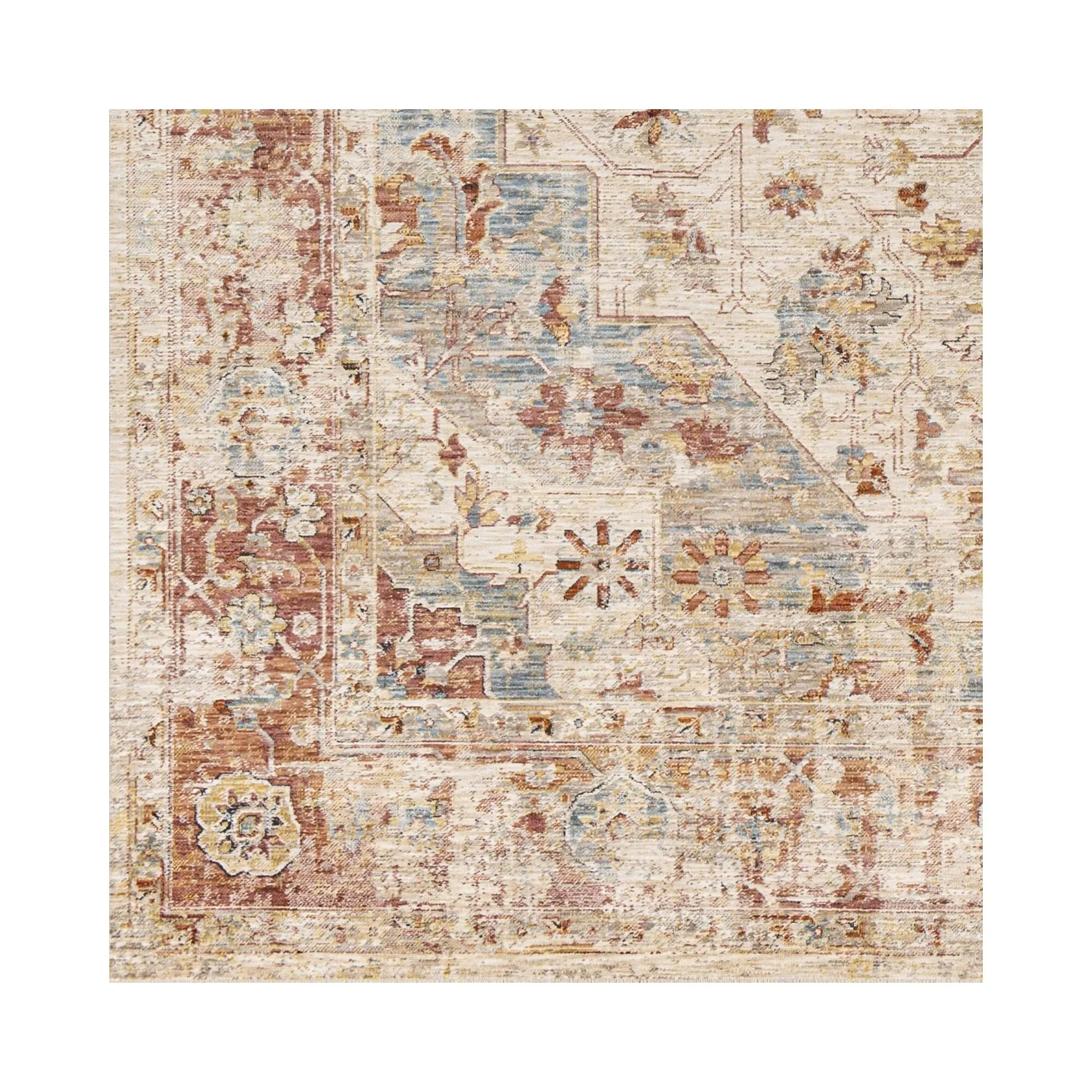 Livabliss Aspendos Updated Traditional Medallion Area Rug