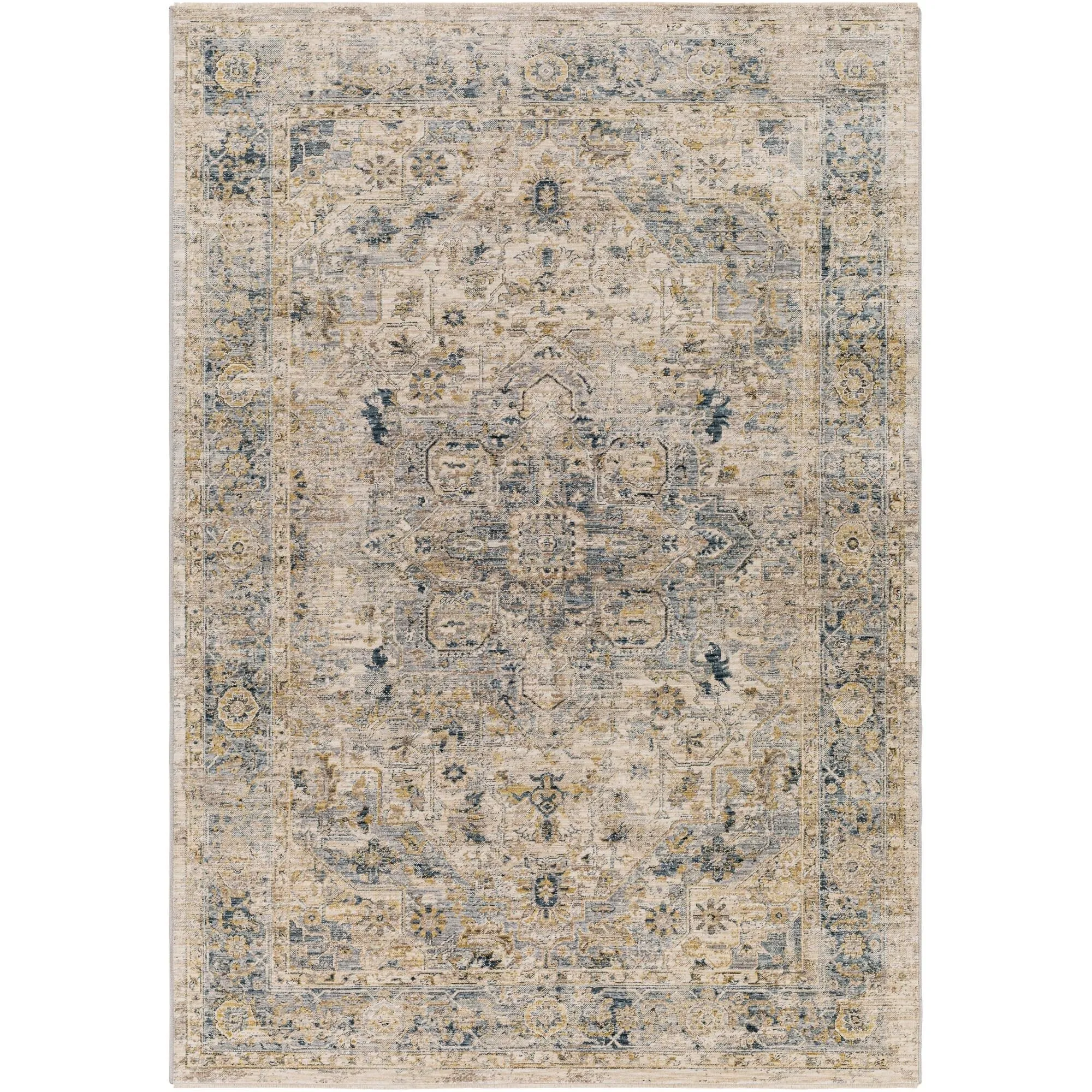Livabliss Aspendos Updated Traditional Medallion Area Rug