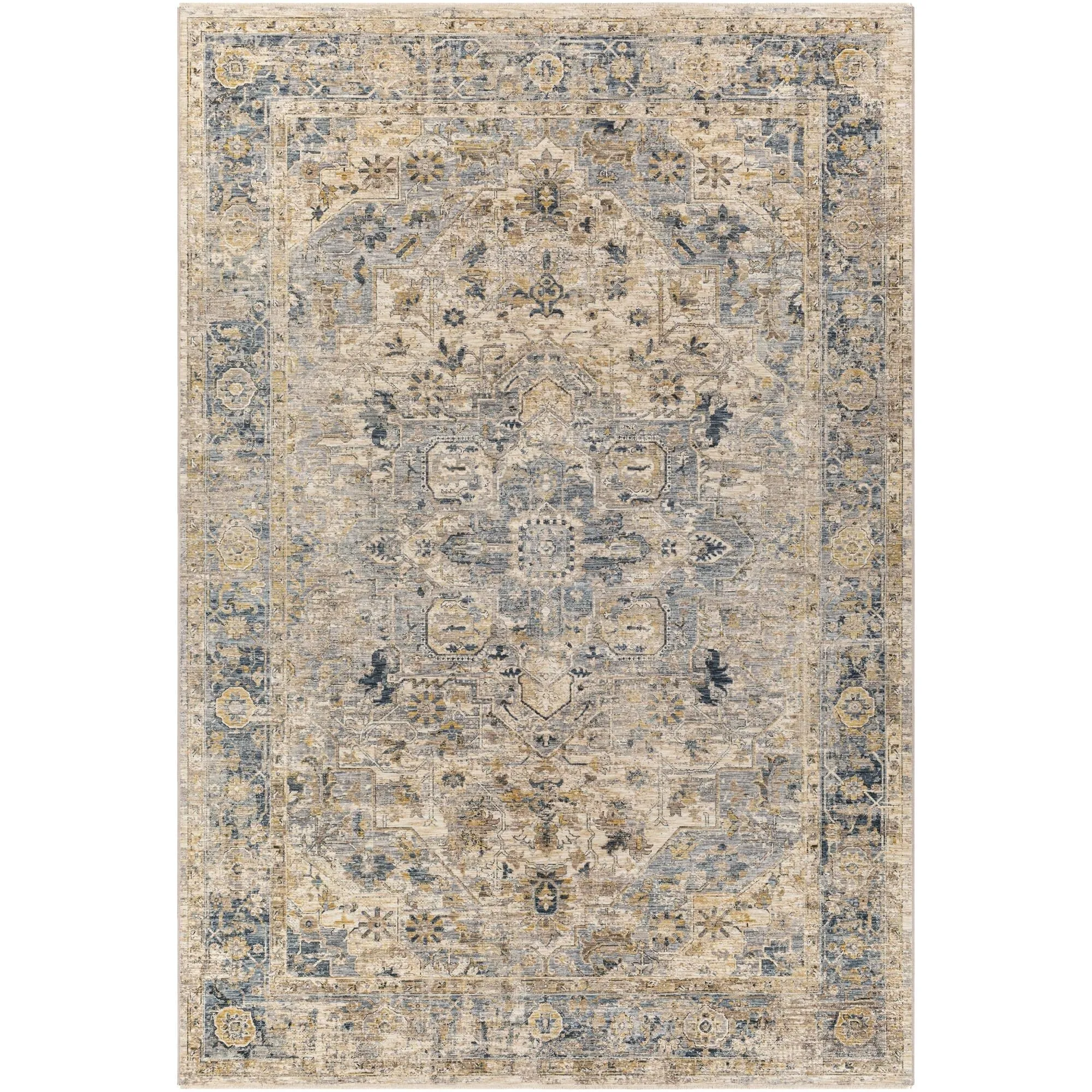 Livabliss Aspendos Updated Traditional Medallion Area Rug