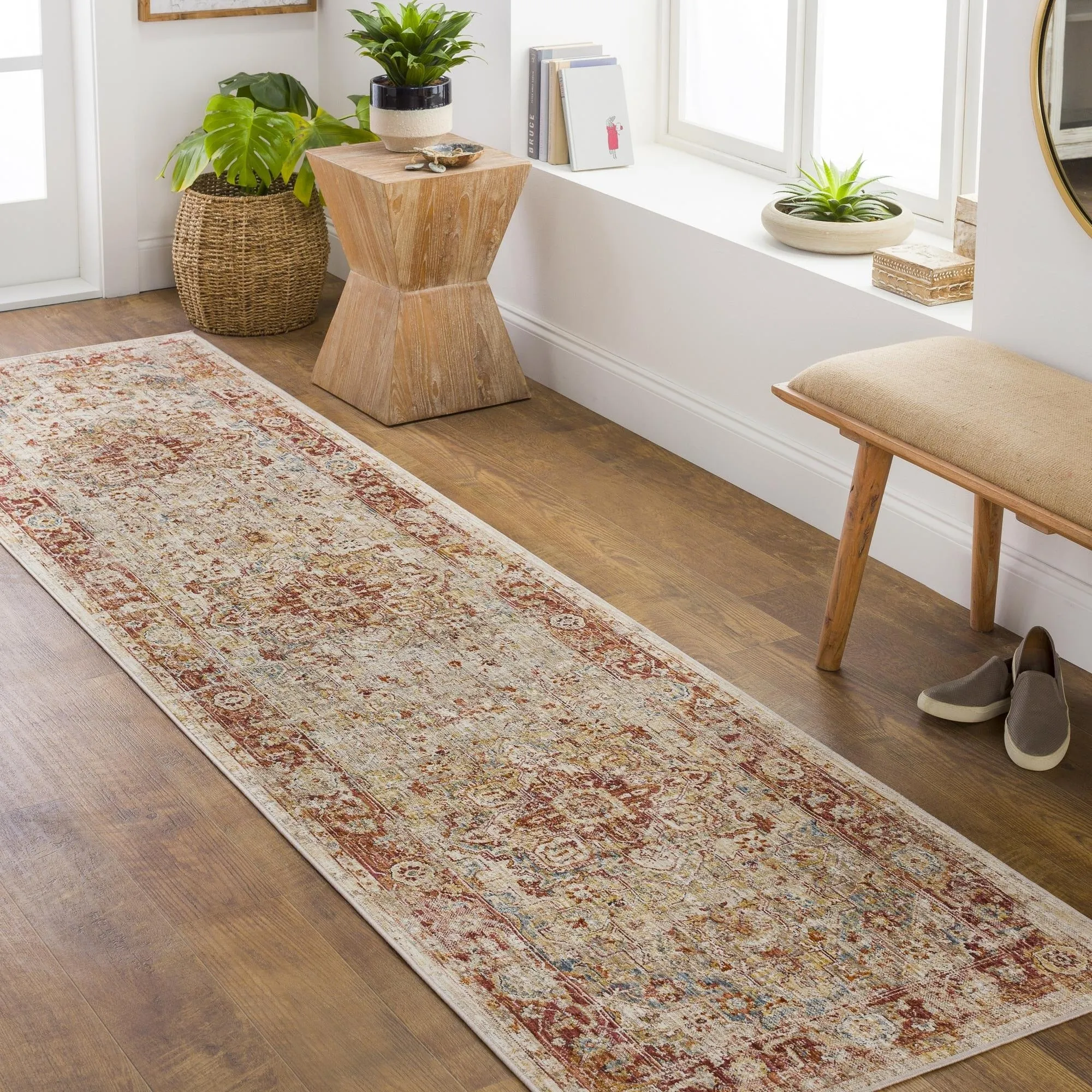 Livabliss Aspendos Updated Traditional Medallion Area Rug
