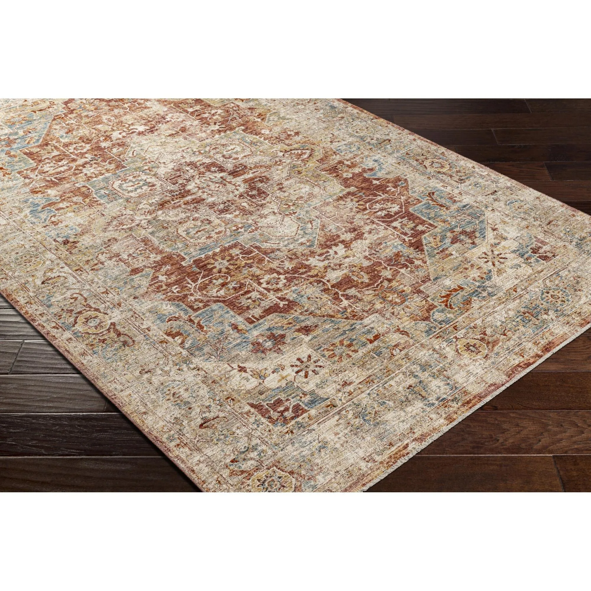 Livabliss Aspendos Updated Traditional Medallion Area Rug