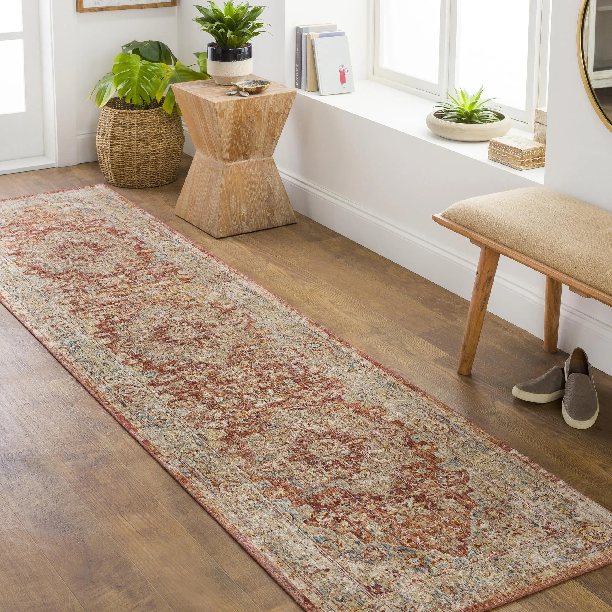 Livabliss Aspendos Updated Traditional Medallion Area Rug