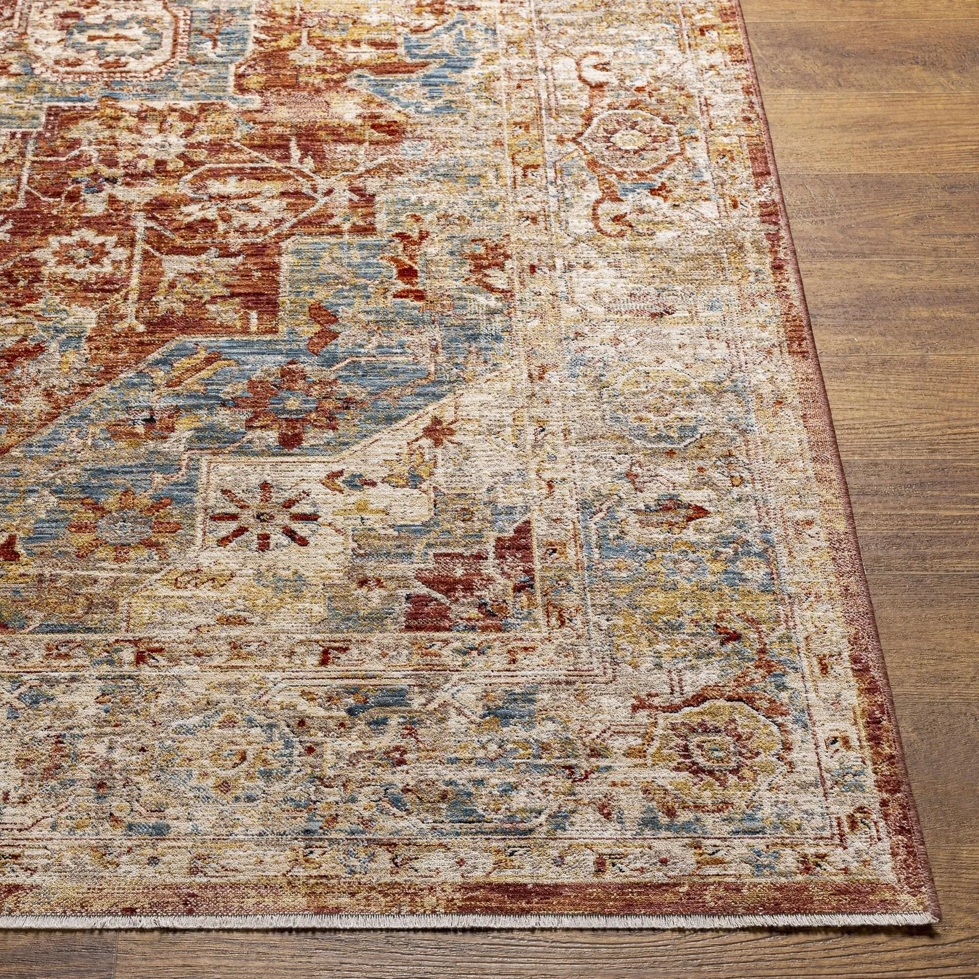 Livabliss Aspendos Updated Traditional Medallion Area Rug
