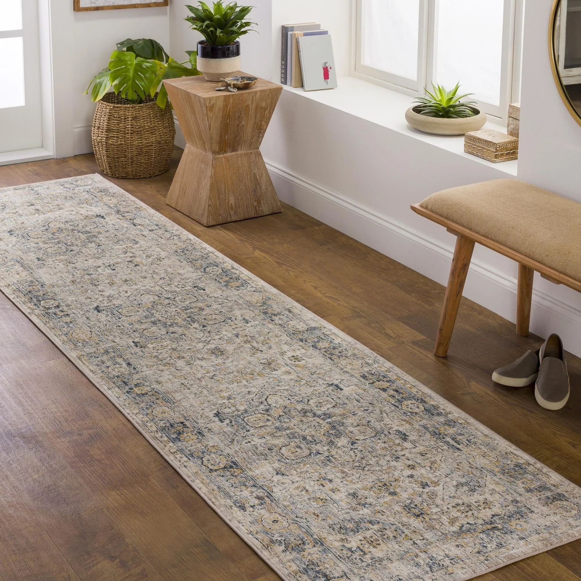 Livabliss Aspendos Updated Traditional Medallion Area Rug