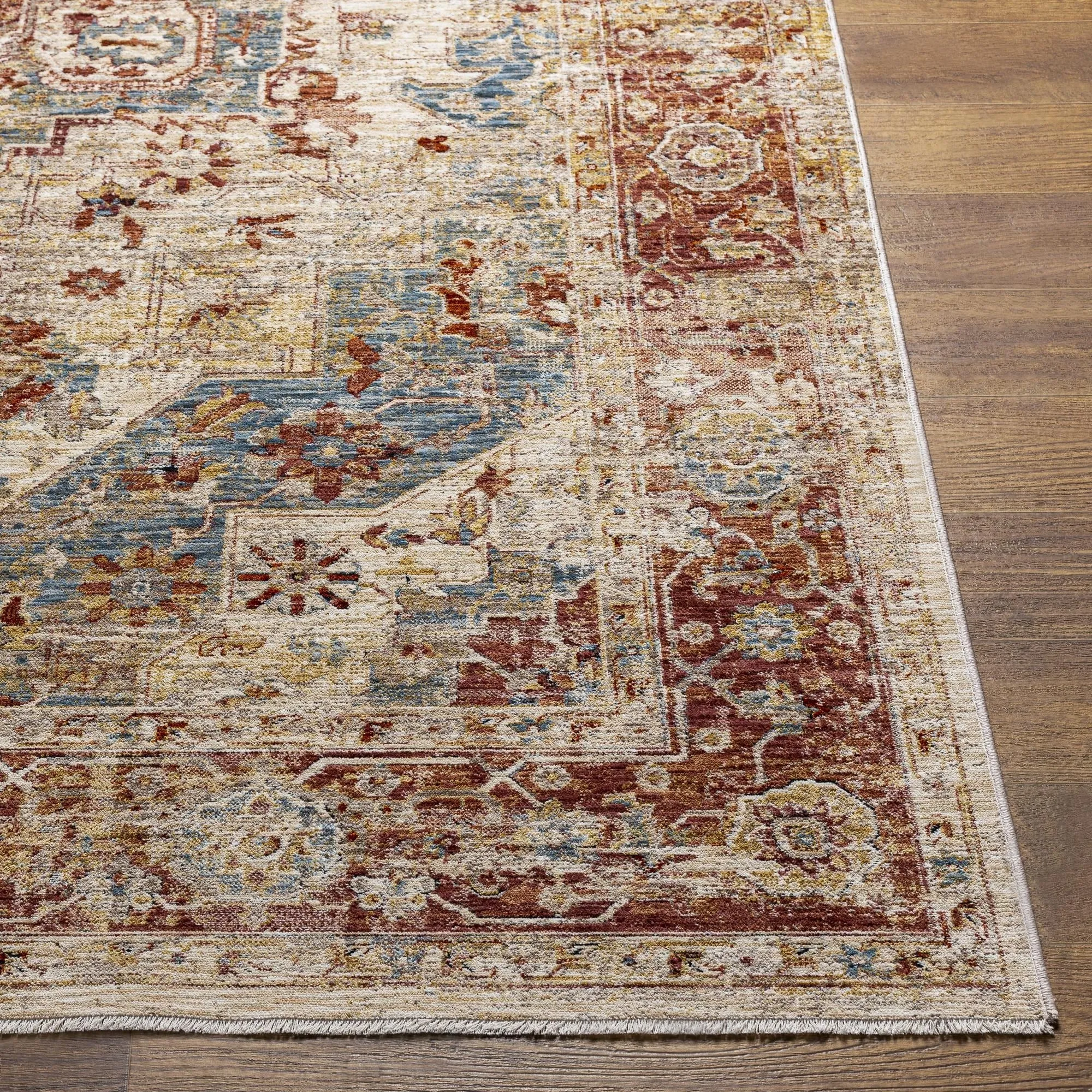 Livabliss Aspendos Updated Traditional Medallion Area Rug