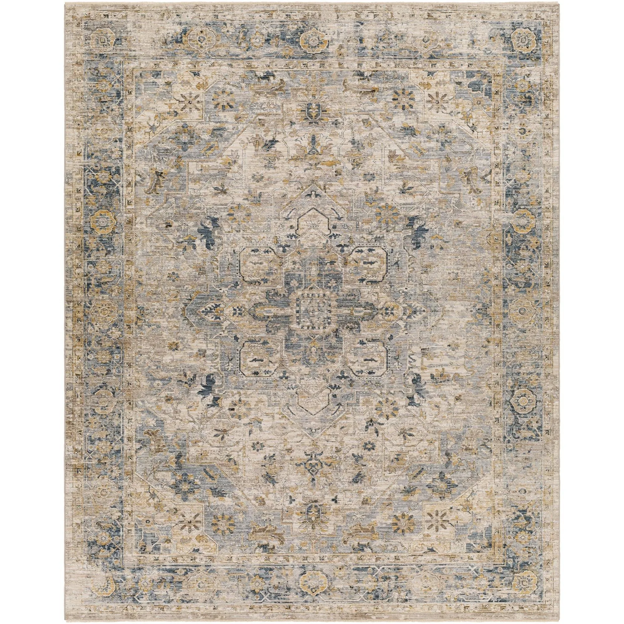Livabliss Aspendos Updated Traditional Medallion Area Rug