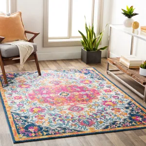 Livabliss Devonshire Distressed Boho Medallion Area Rug