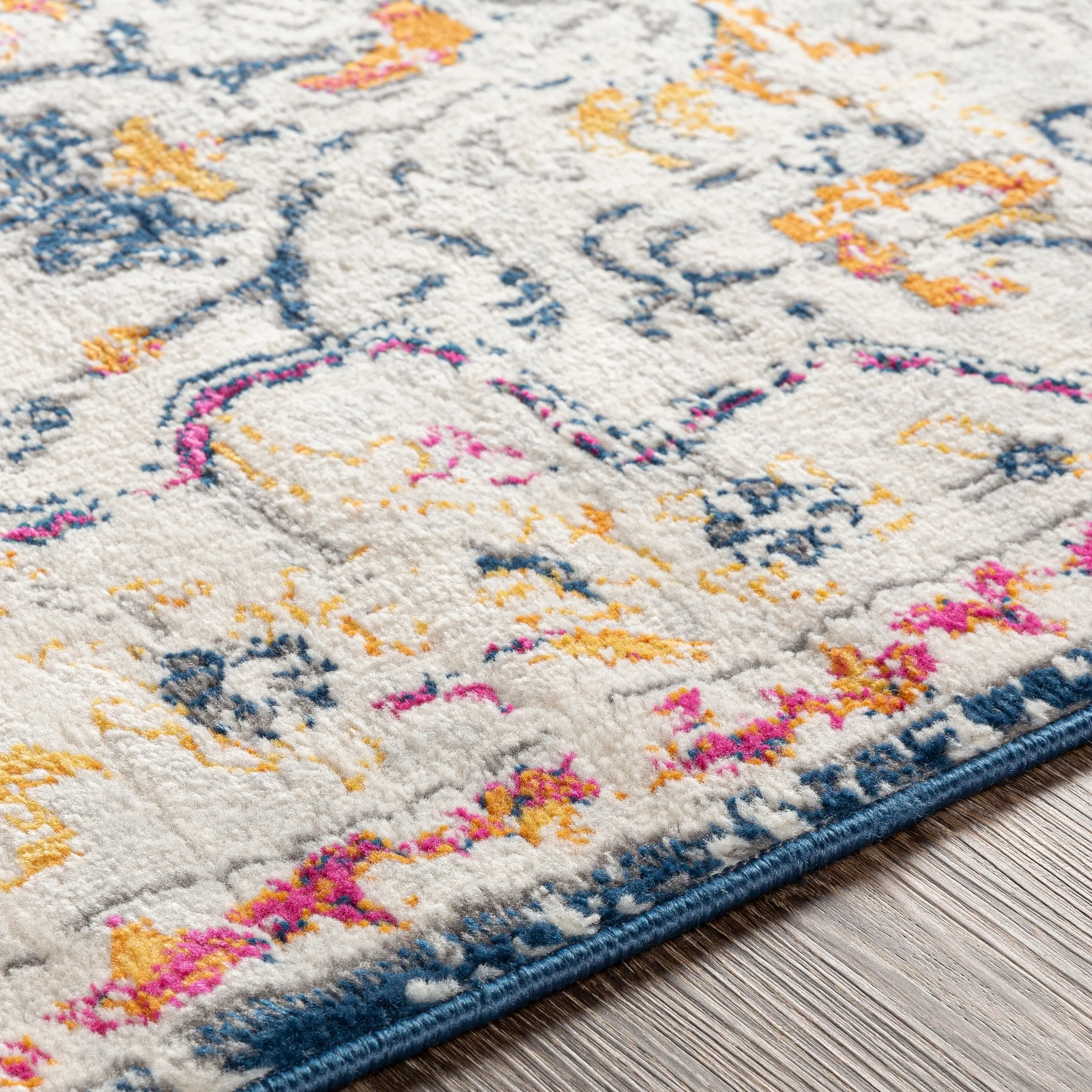 Livabliss Devonshire Distressed Boho Medallion Area Rug