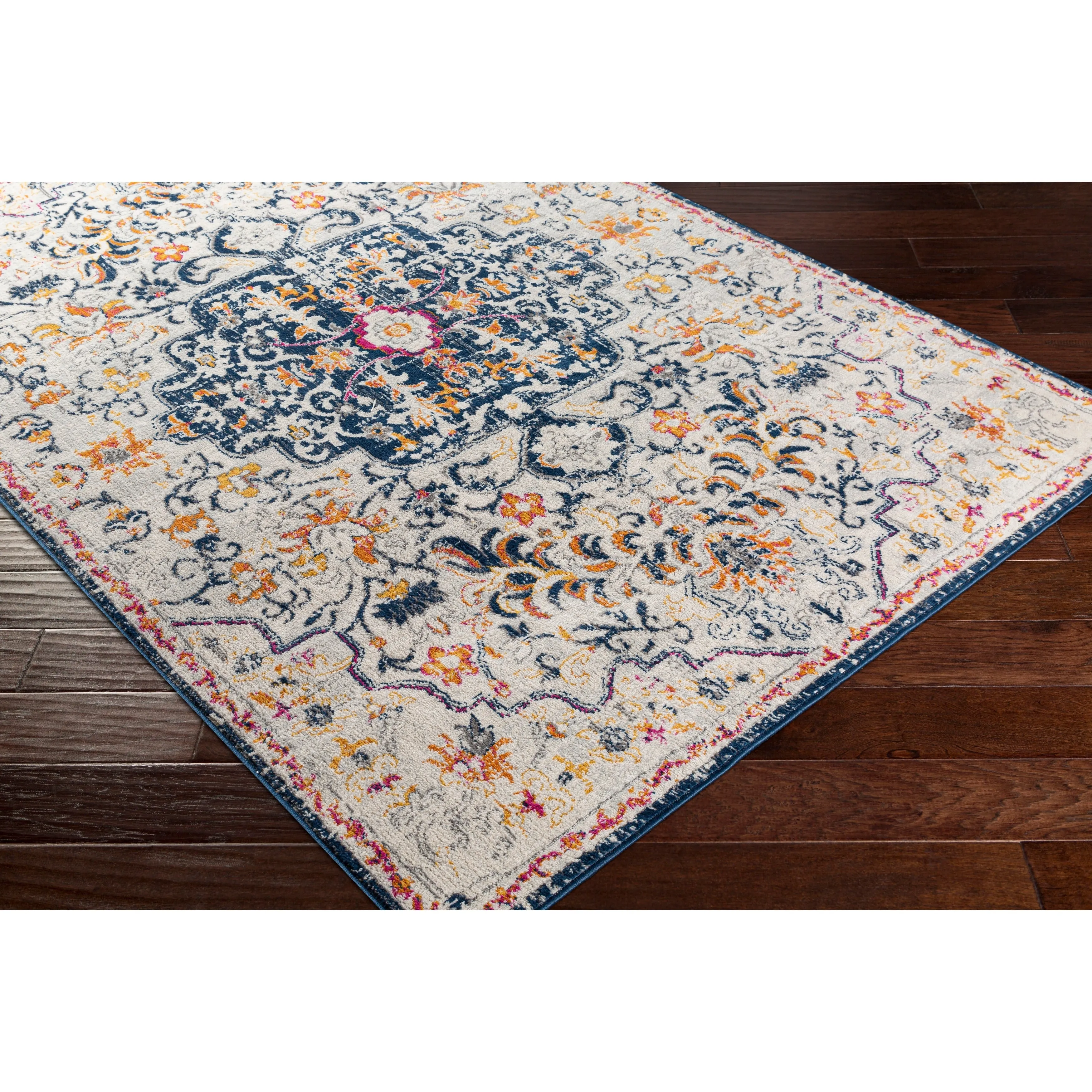 Livabliss Devonshire Distressed Boho Medallion Area Rug