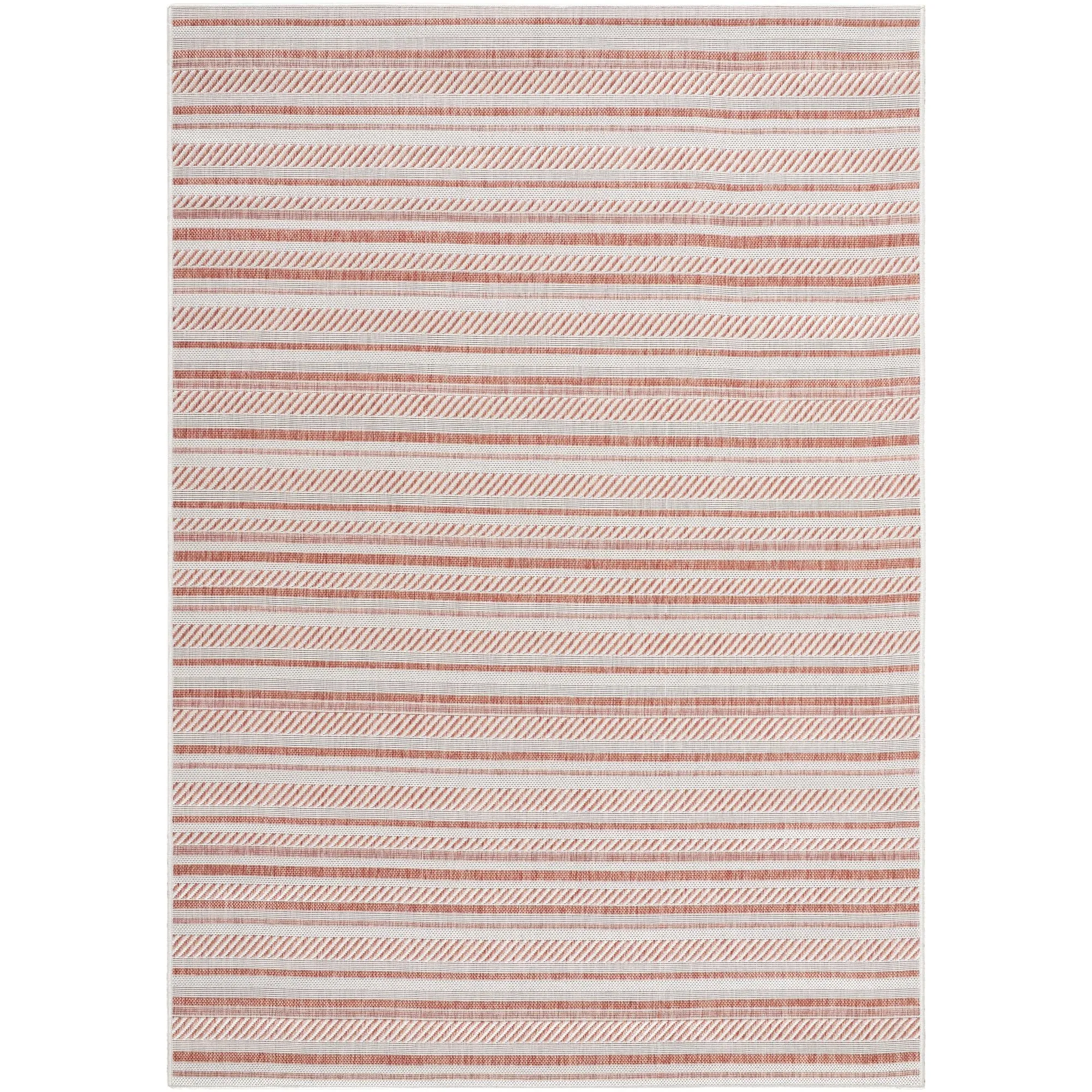 Livabliss Eagean Bohemian Stripe Outdoor Area Rug