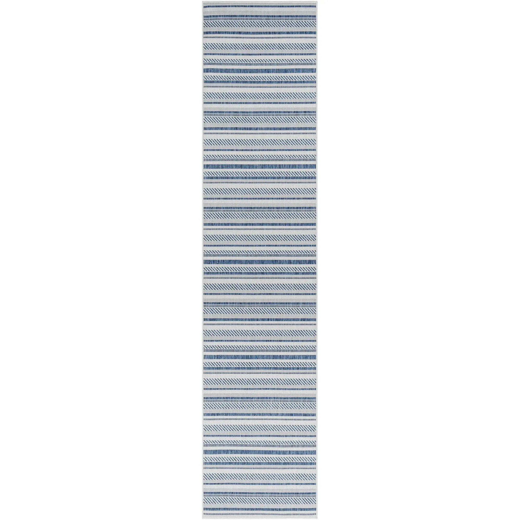 Livabliss Eagean Bohemian Stripe Outdoor Area Rug