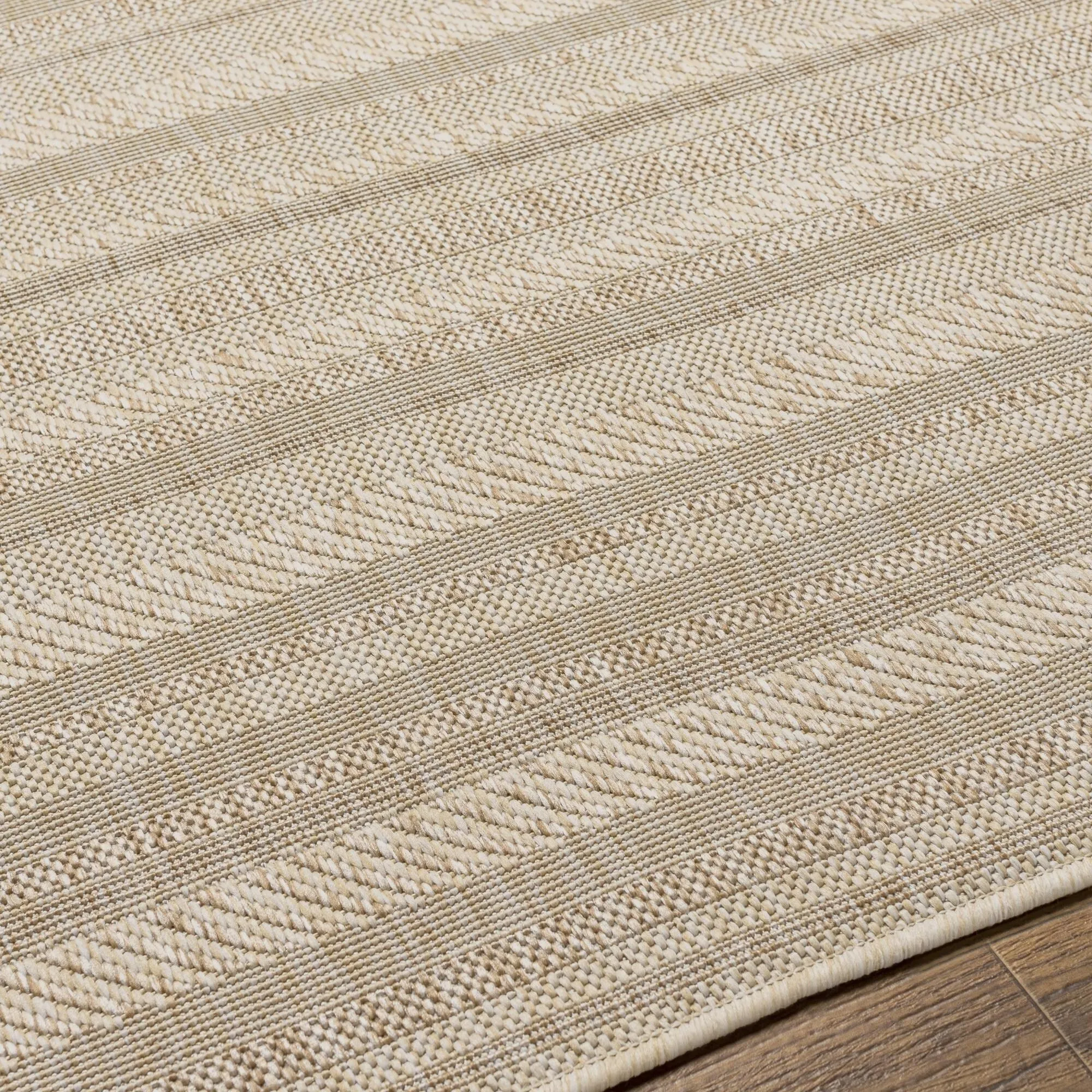 Livabliss Eagean Bohemian Stripe Outdoor Area Rug