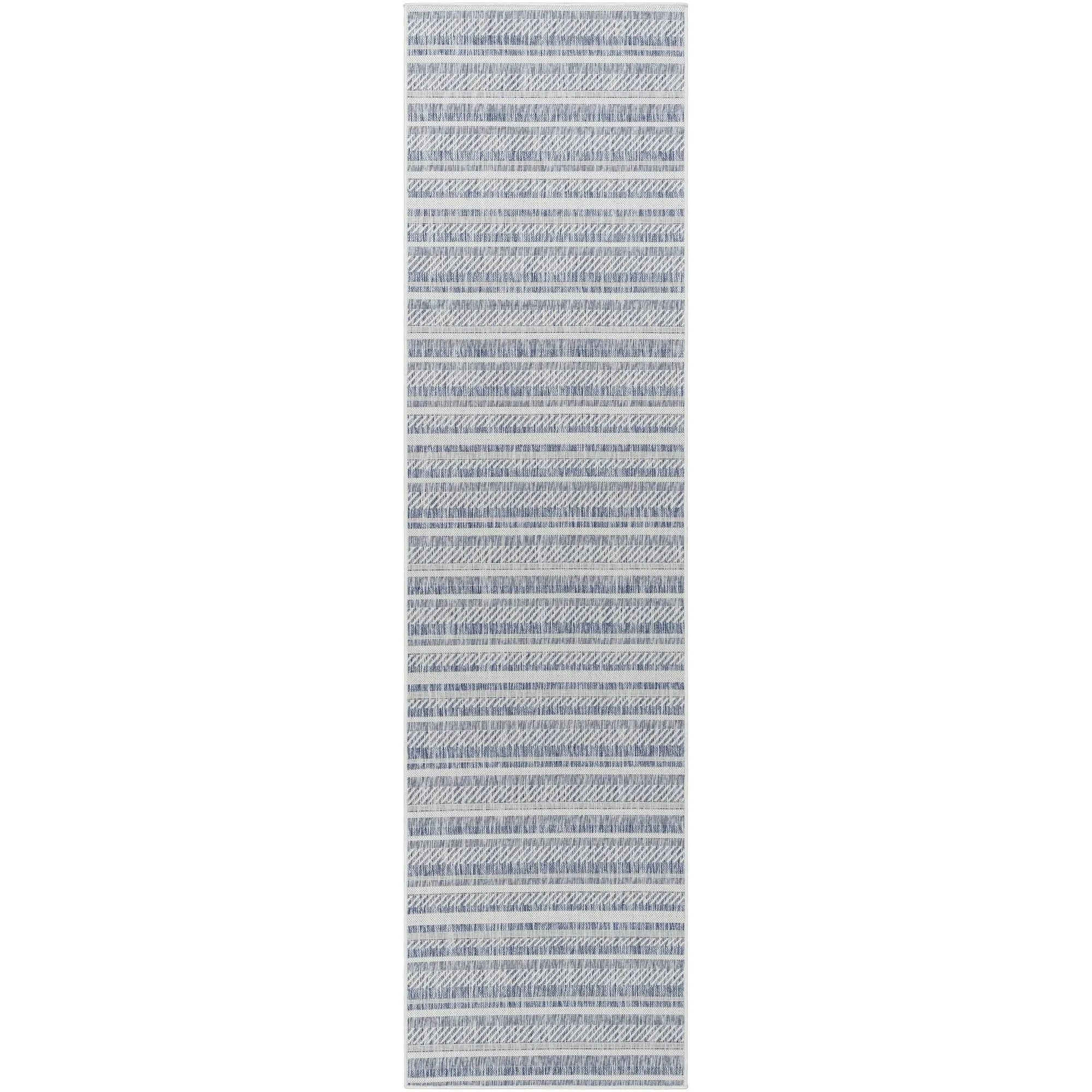 Livabliss Eagean Bohemian Stripe Outdoor Area Rug