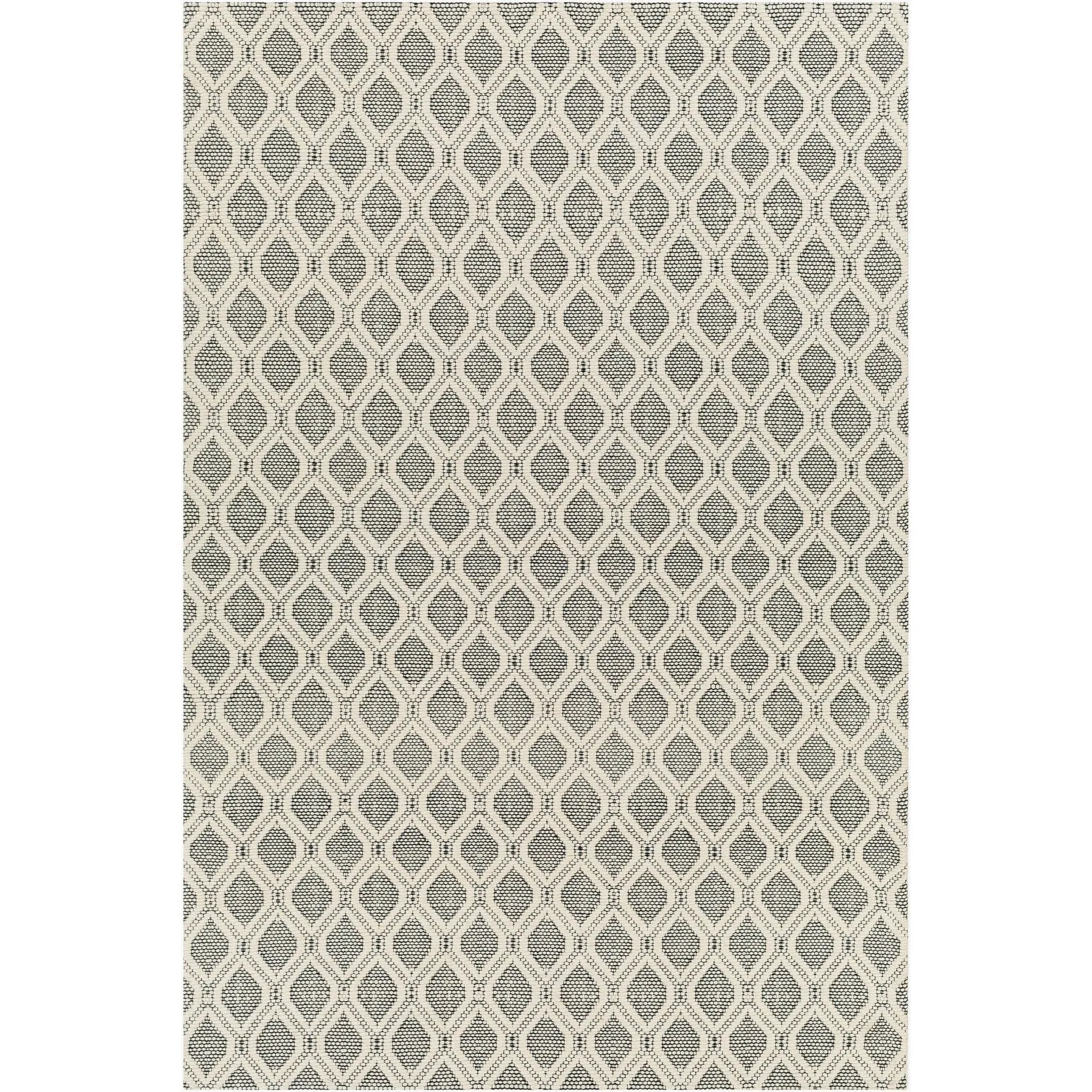 Livabliss Ellin Handmade Farmhouse Trellis Wool Area Rug